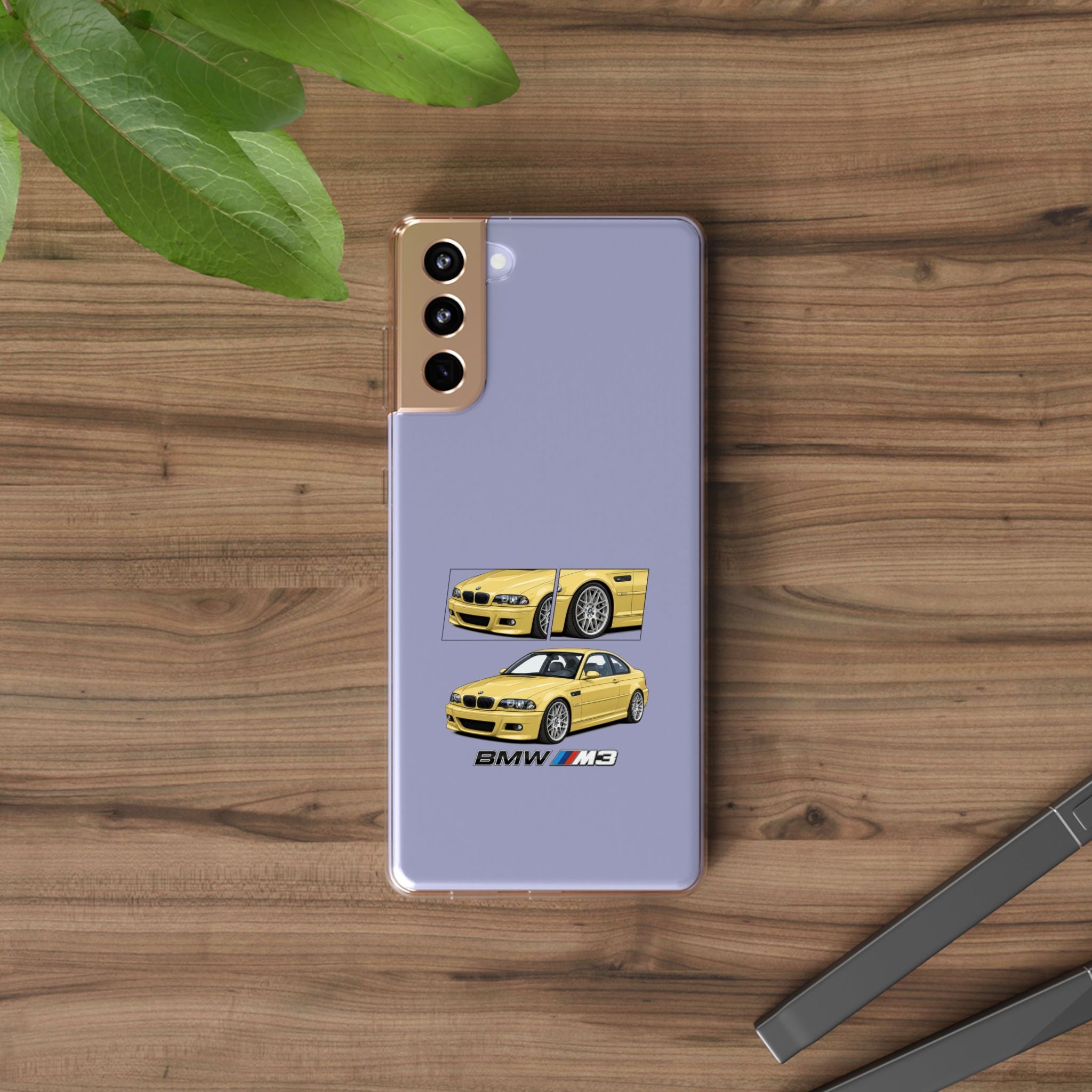 YELLOW BMW E46 PHONE CASES