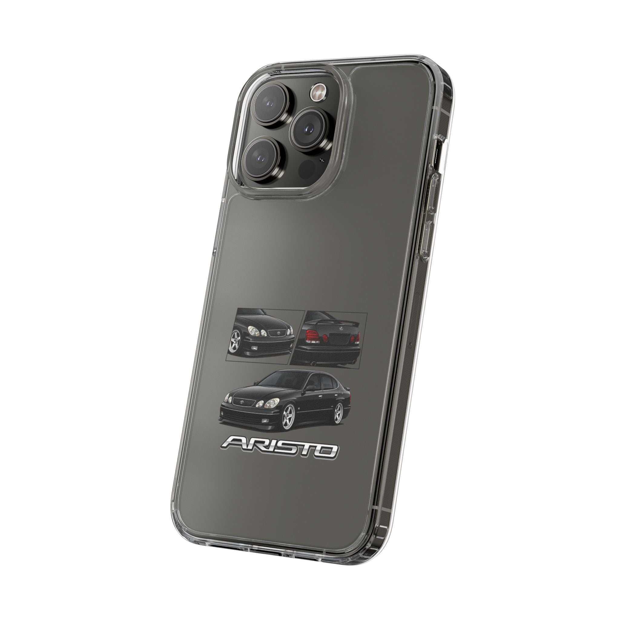 BLACK TOYOTA ARISTO PHONE CASES