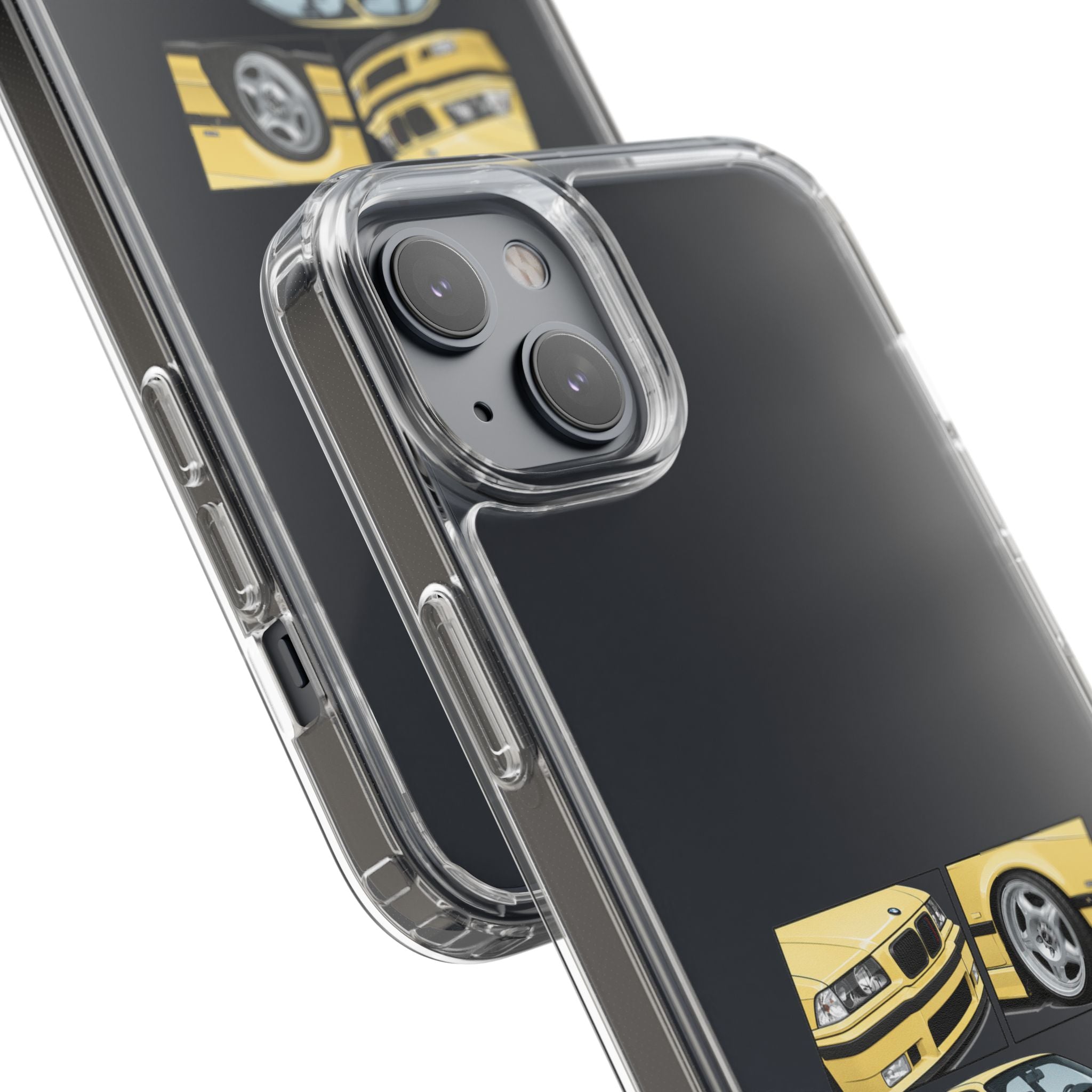 YELLOW BMW E36 PHONE CASE