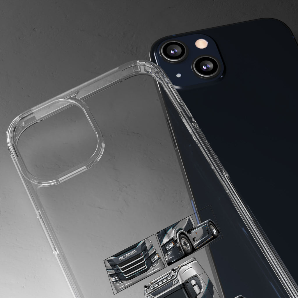 GREY SILVER SCANIA S-SERIES PHONE CASES
