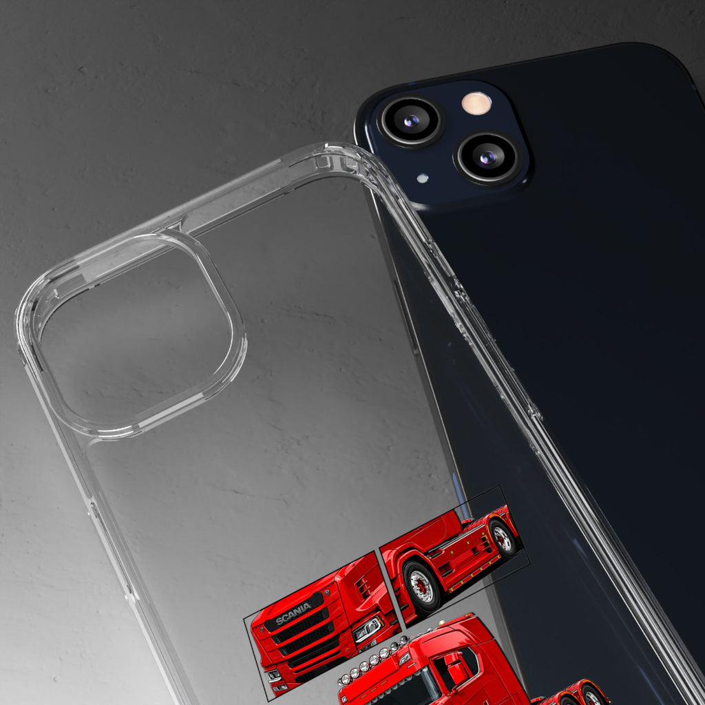 RED SCANIA T-CAB PHONE CASES