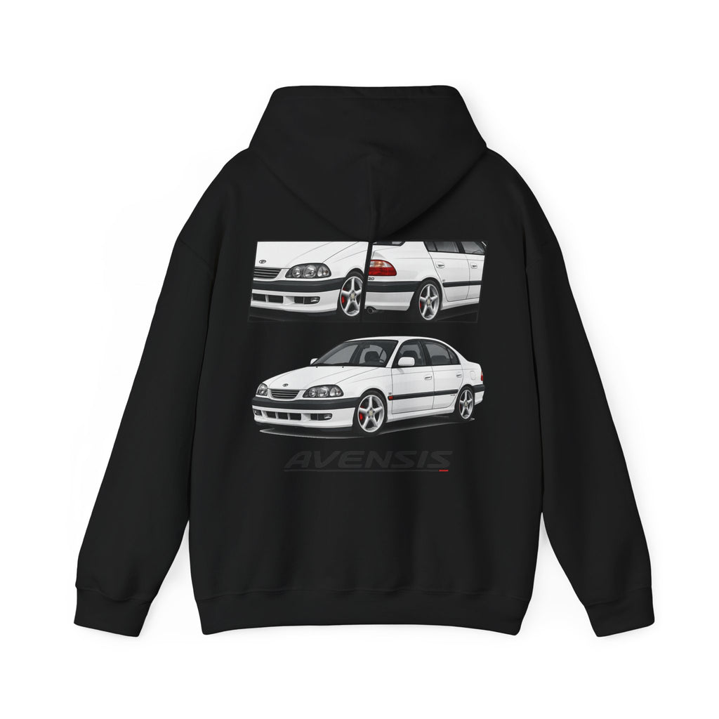 WHITE TOYOTA AVENSIS JUMPER