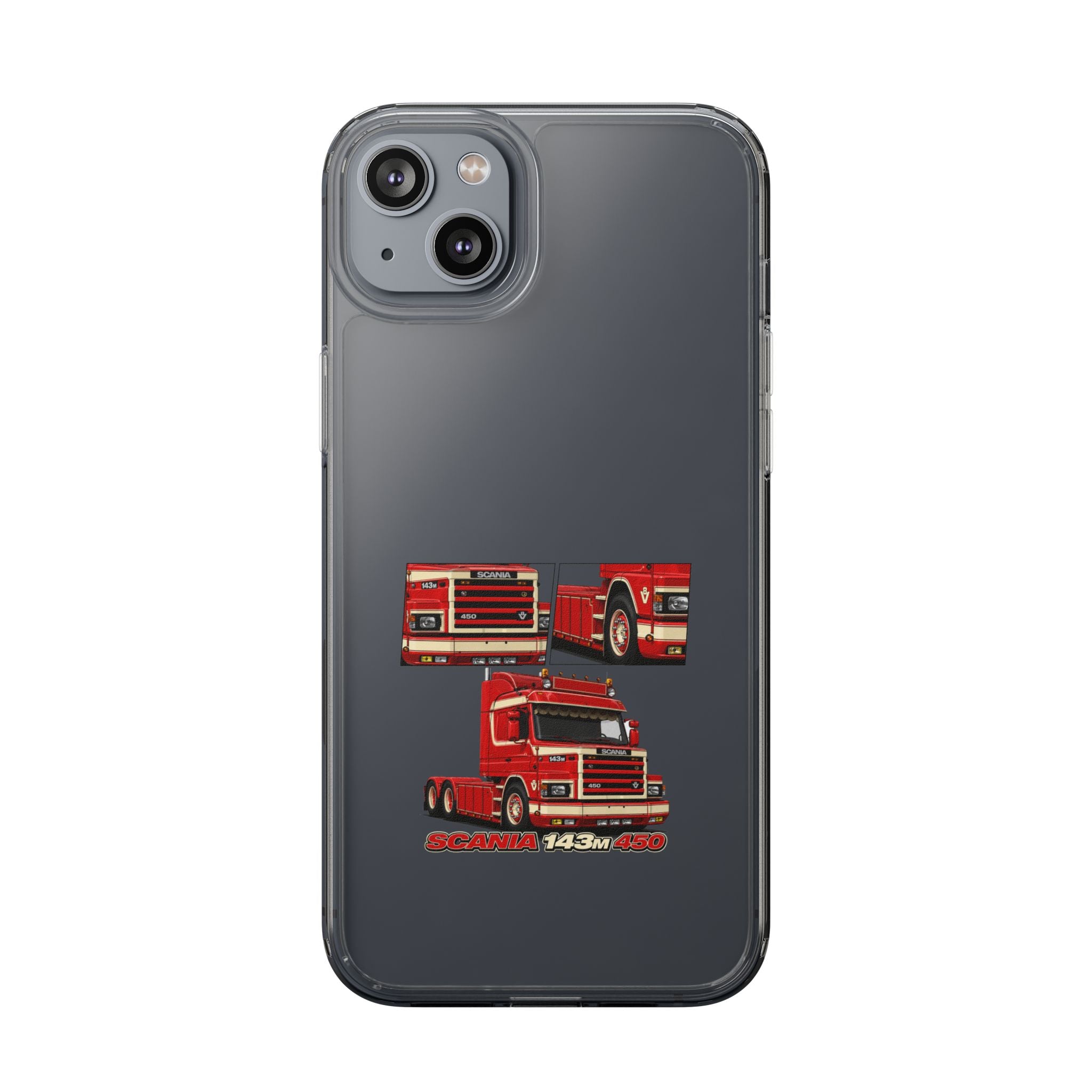 RED SCANIA 450 143M PHONE CASES