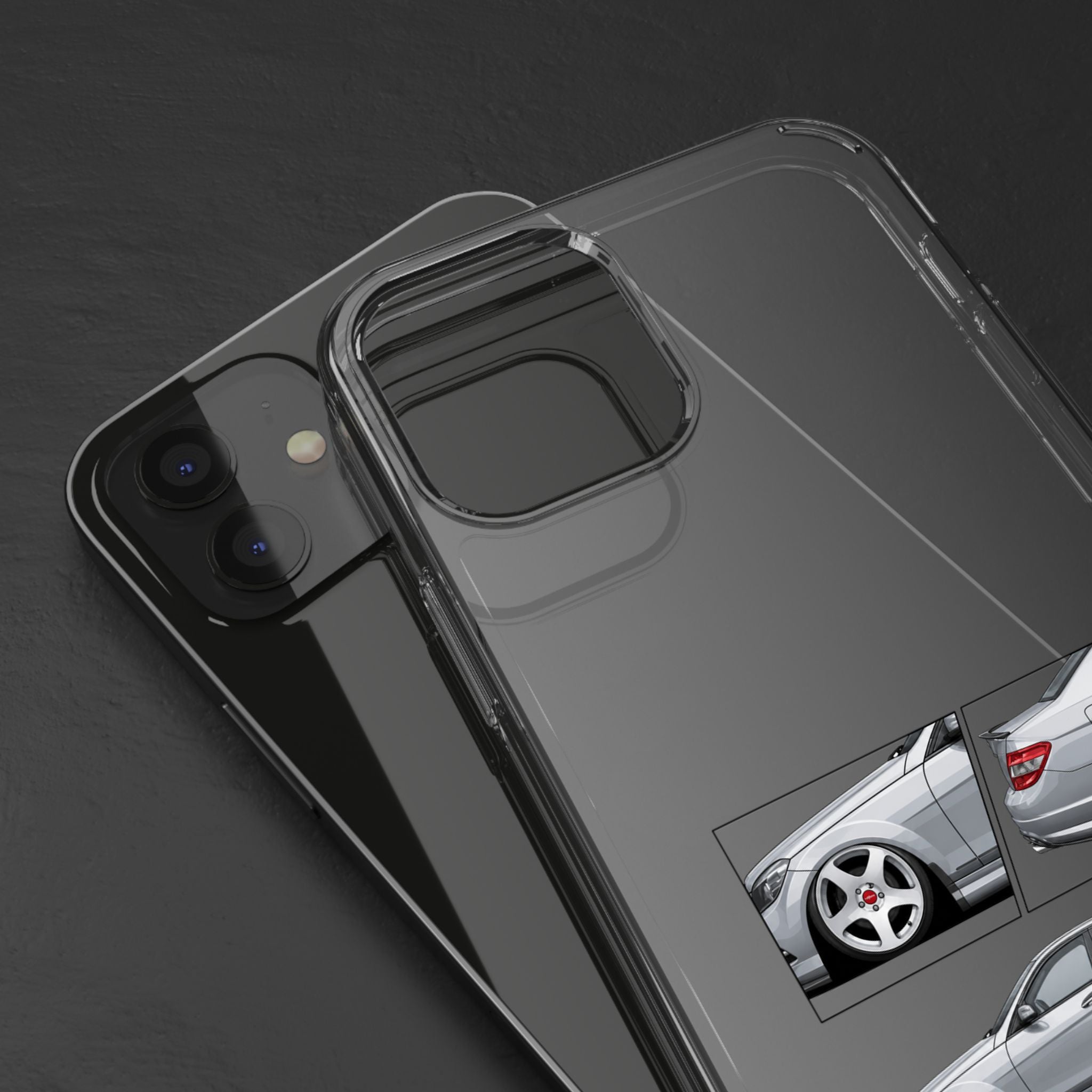 SILVER MERC C-CLASS PHONE CASES