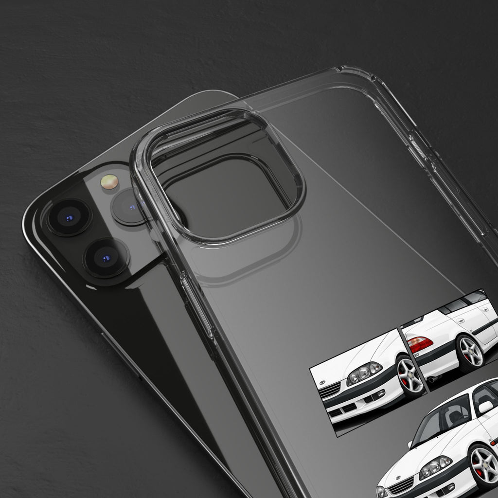 WHITE TOYOTA AVENSIS PHONE CASES