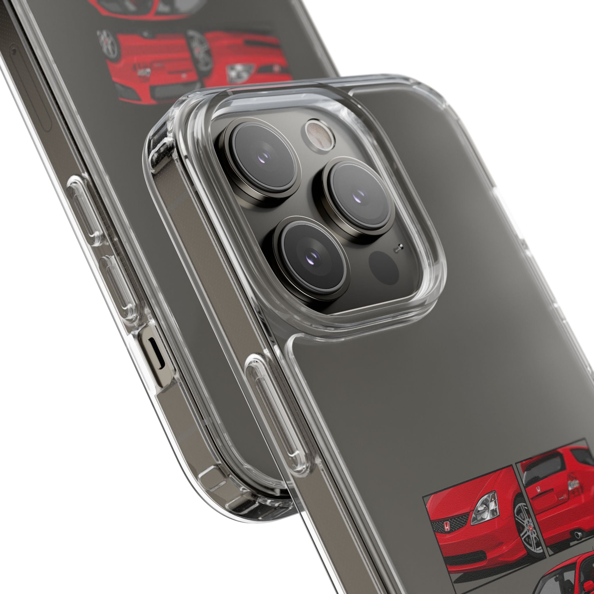 RED CIVIC TYPE R PHONE CASES