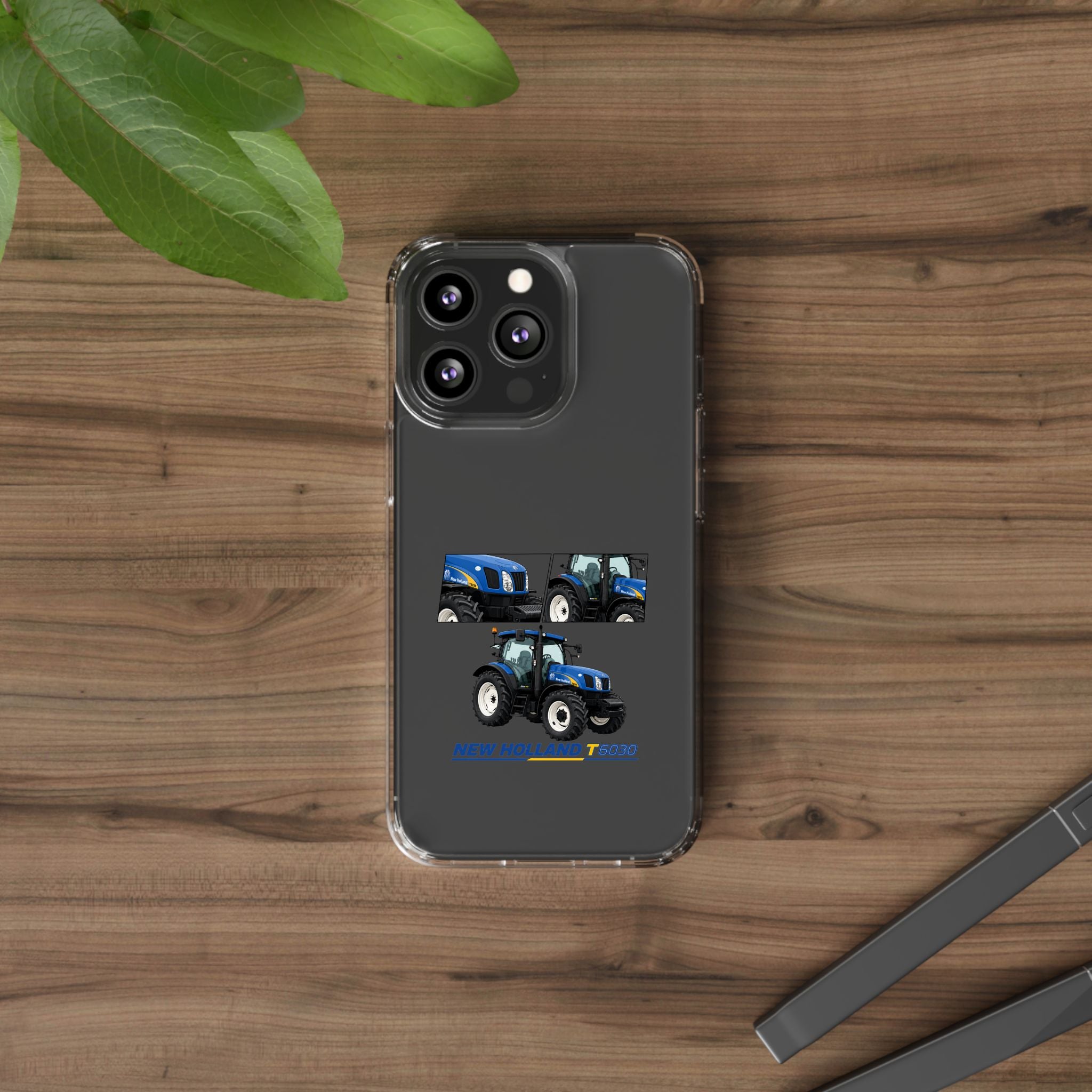 BLUE NEW HOLLAND T6030 PHONE CASES