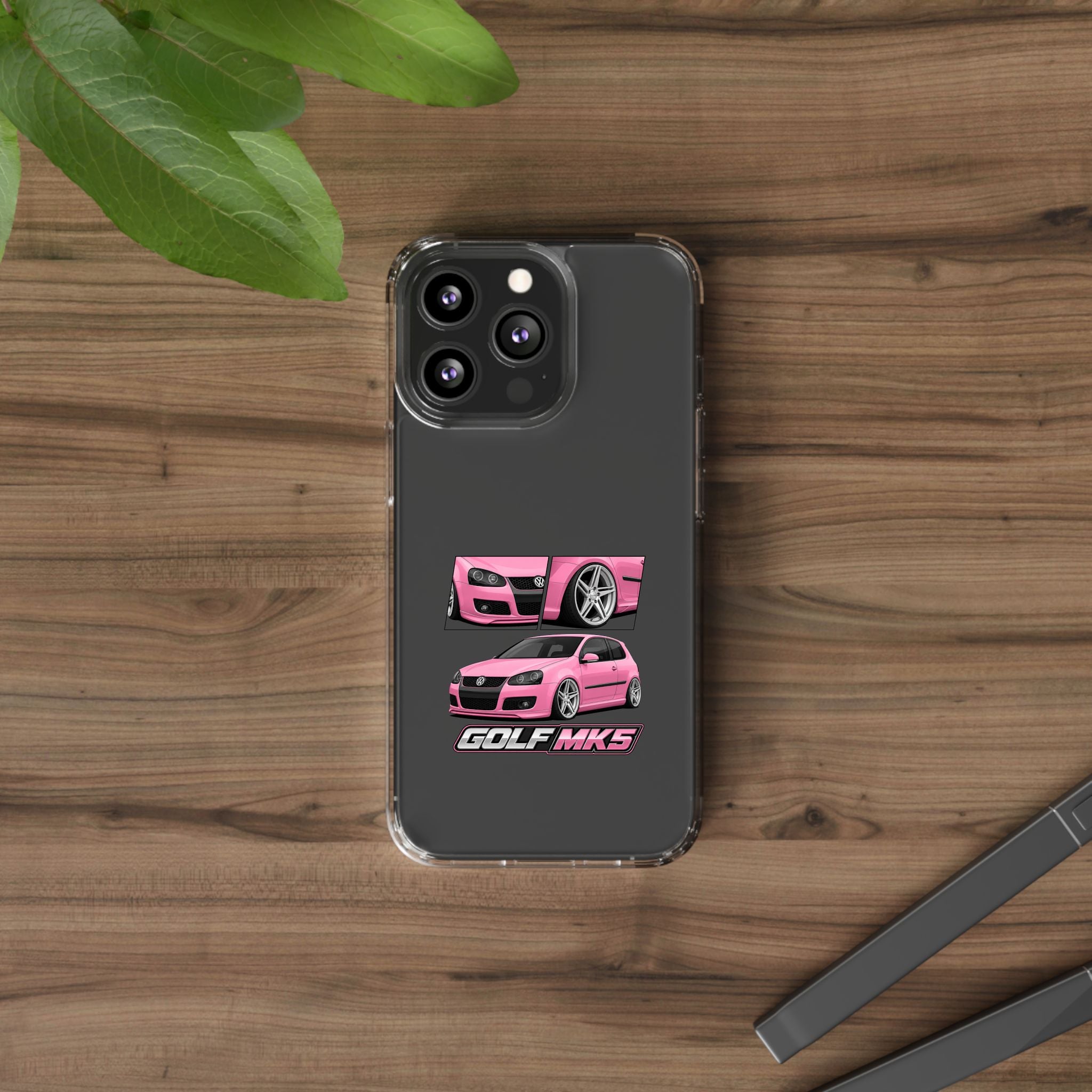 PINK MK5 GOLF PHONE CASE