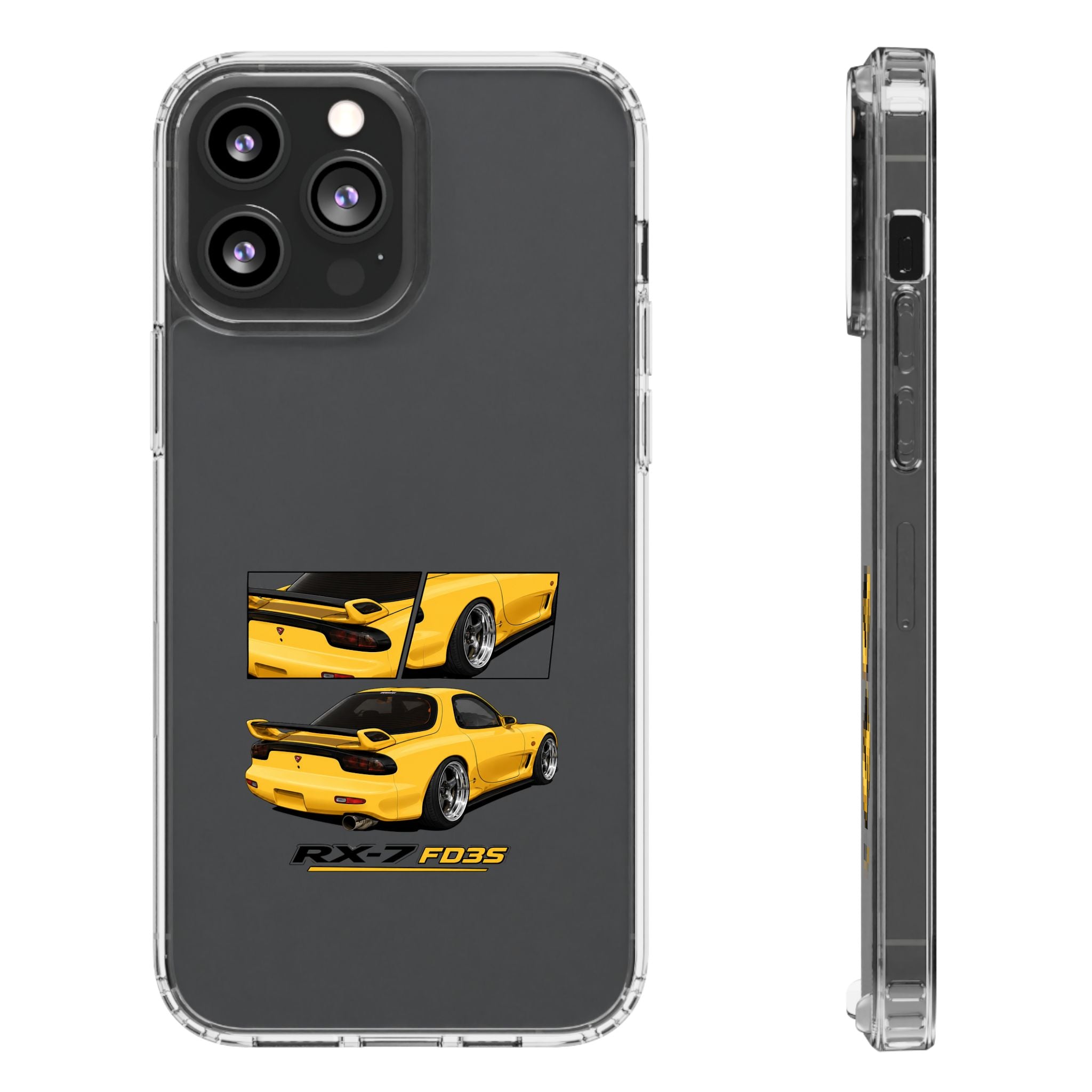 YELLOW MAZDA RX7 PHONE CASES