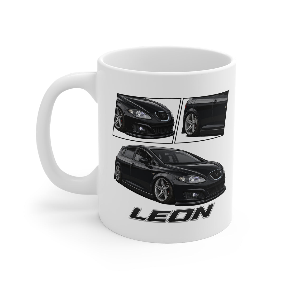 BLACK LEON MK2 MUG