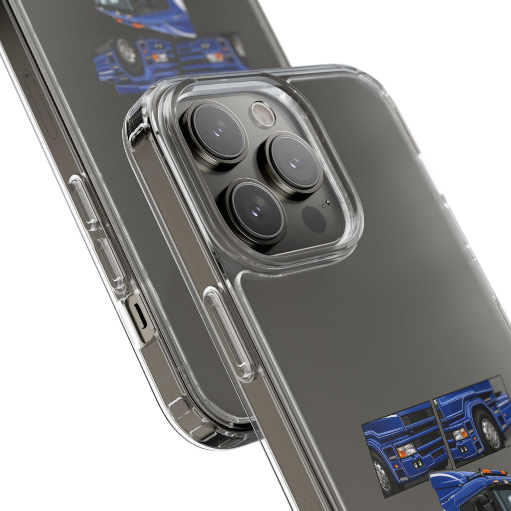 BLUE SCANIA 124 PHONE CASES