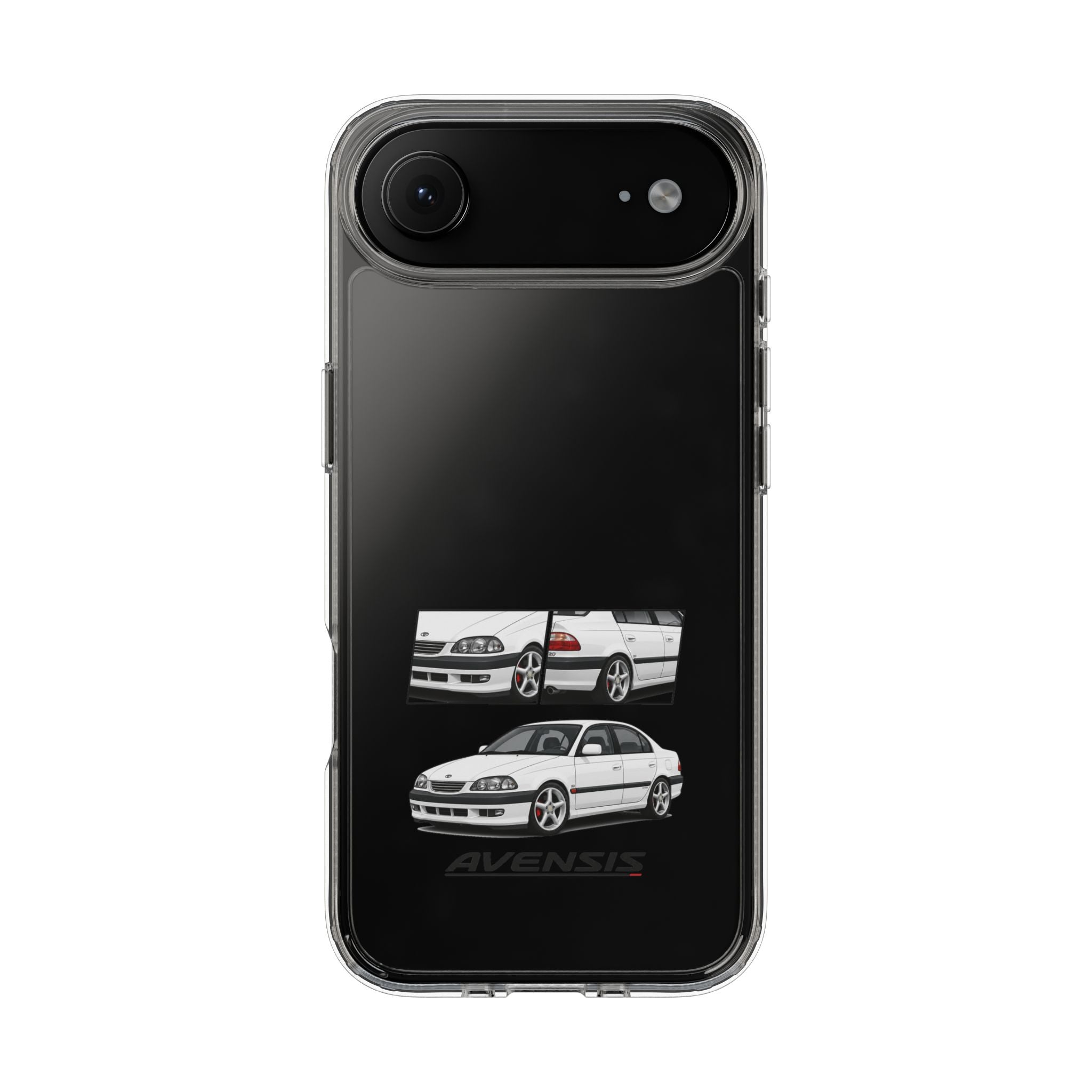 WHITE TOYOTA AVENSIS PHONE CASES