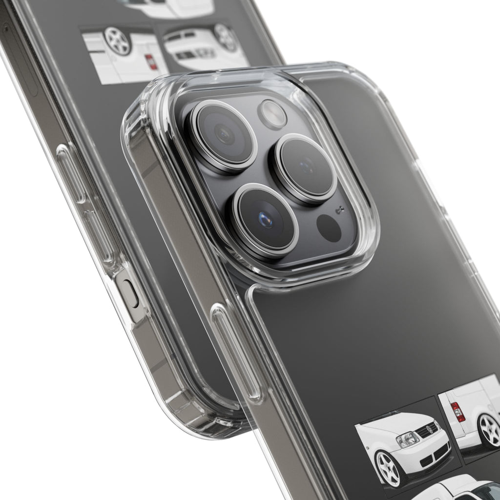 WHITE VW CADDY PHONE CASES