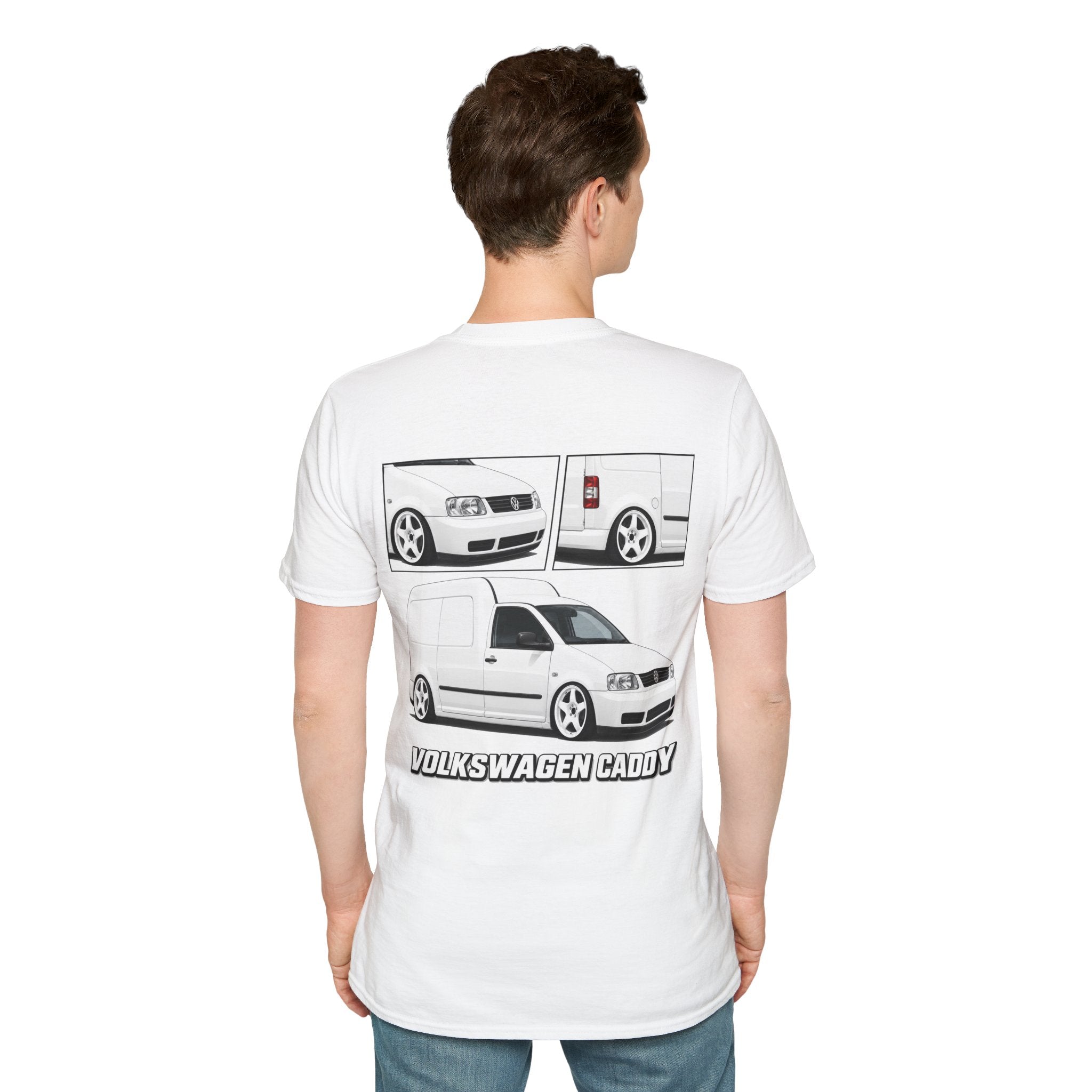 WHITE VW CADDY T-SHIRT