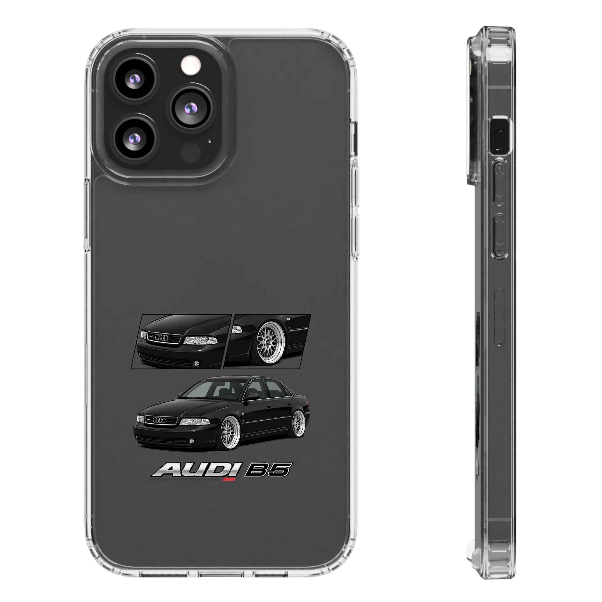 BLACK B5 AUDI A4 PHONE CASES