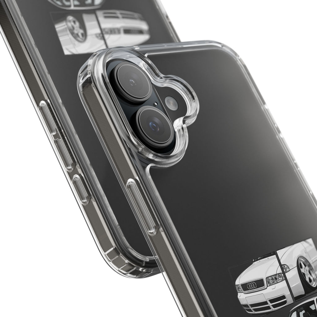 WHITE AUDI A4 B5 PHONE CASES