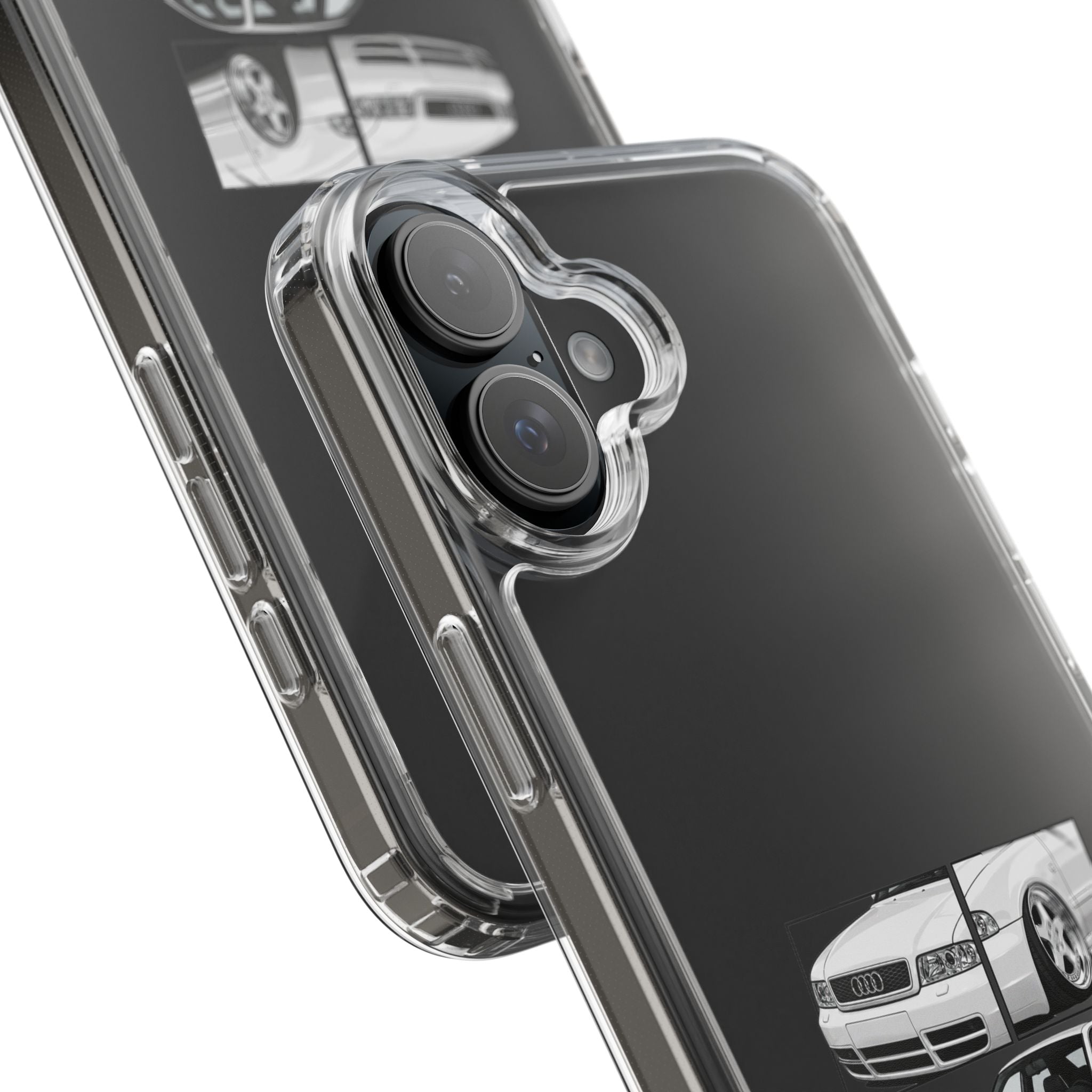 WHITE AUDI A4 B5 PHONE CASES