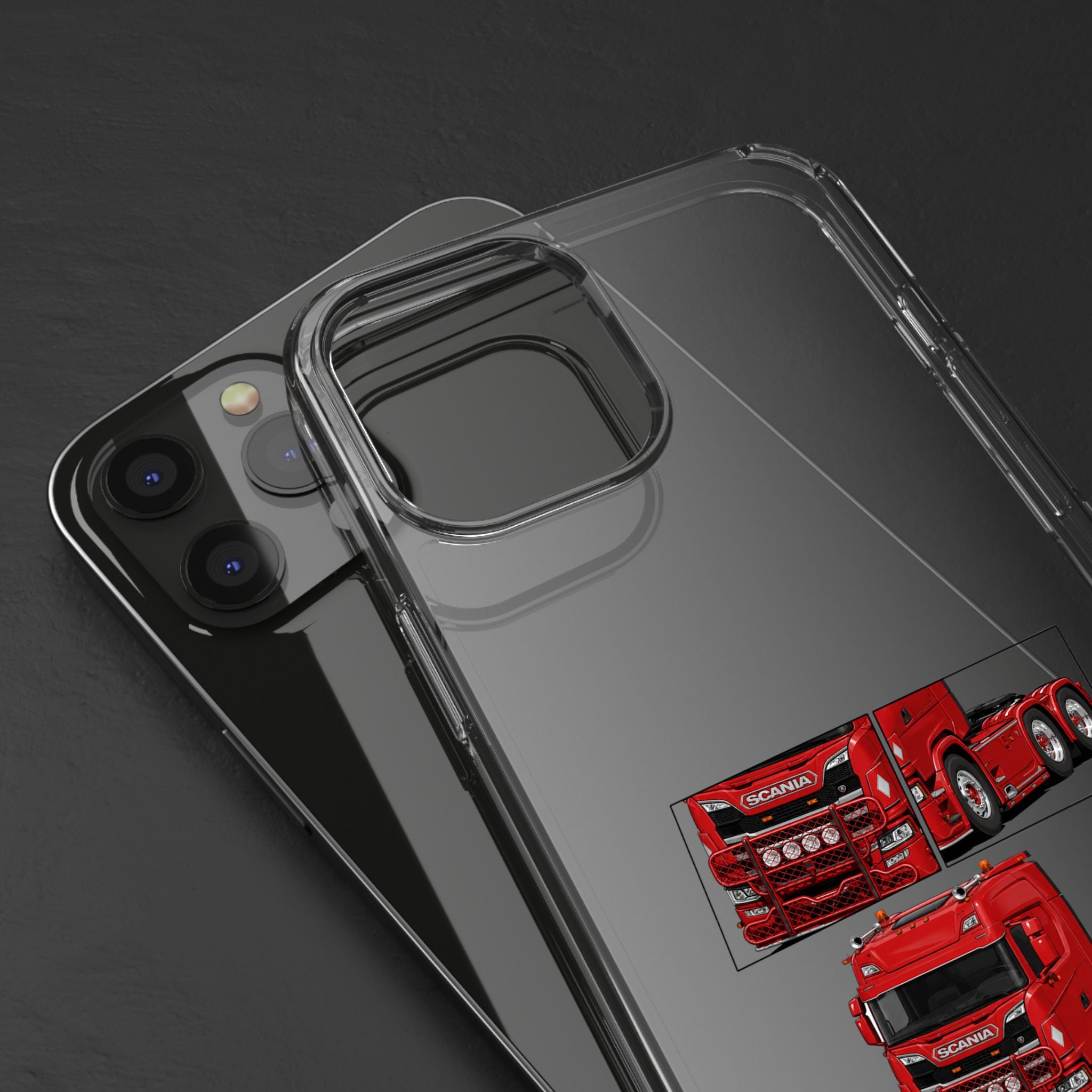 RED SCANIA S-SERIES PHONE CASES