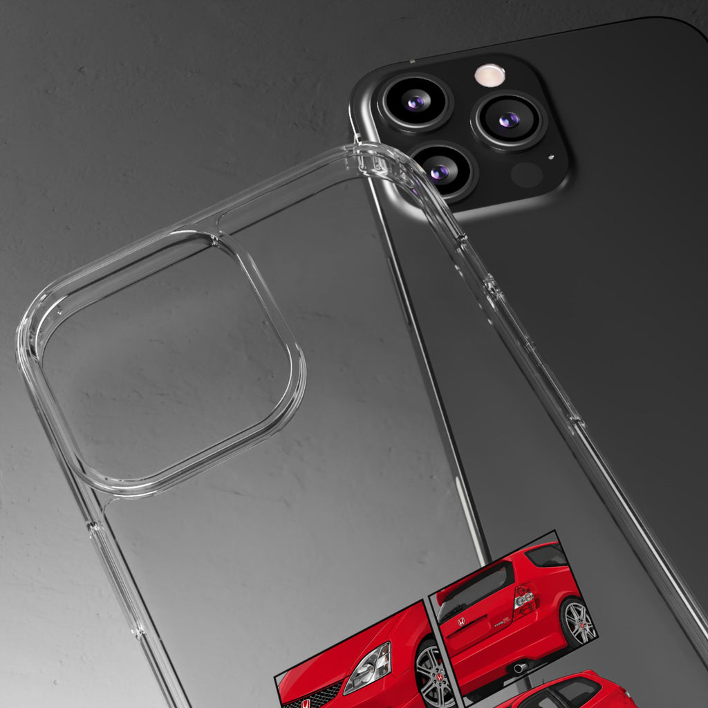 RED CIVIC TYPE R PHONE CASES