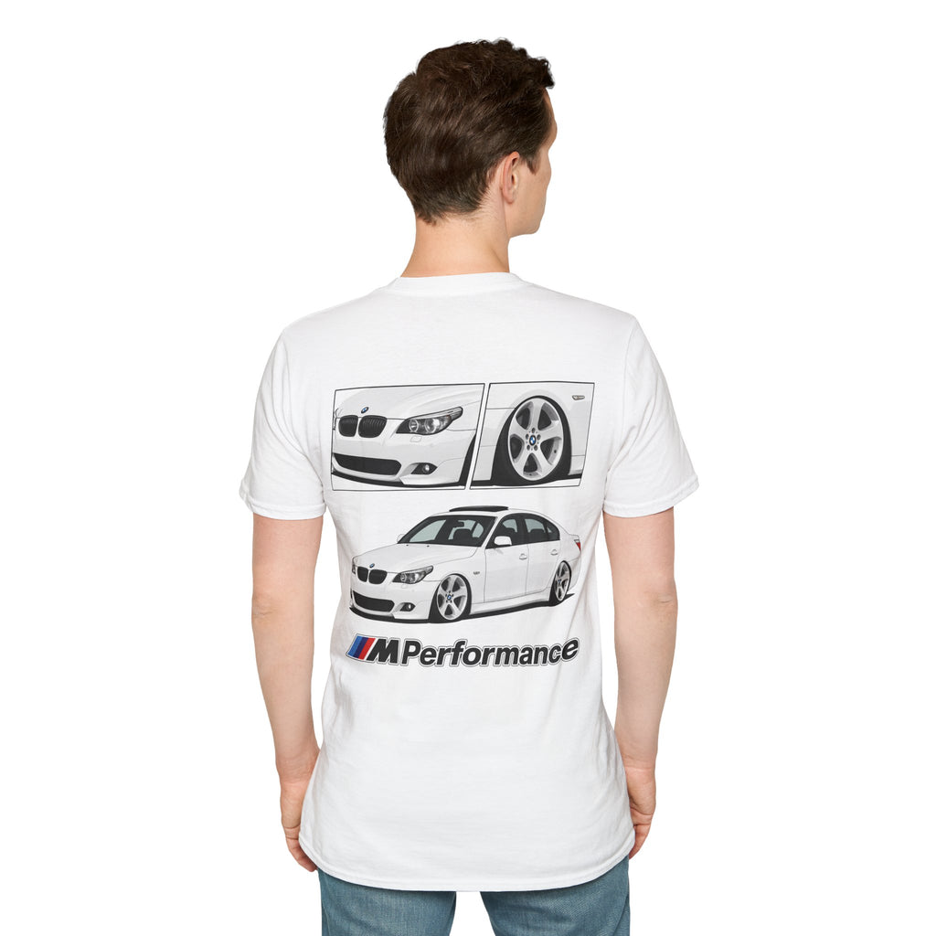 WHITE BMW E60 T-SHIRT