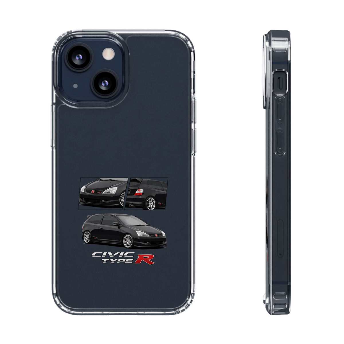 BLACK EP3 TYPE R PHONE CASES