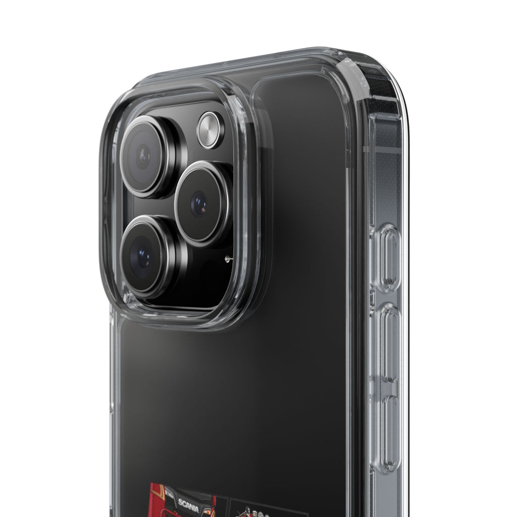2 RED SCANIA S-SERIES PHONE CASES