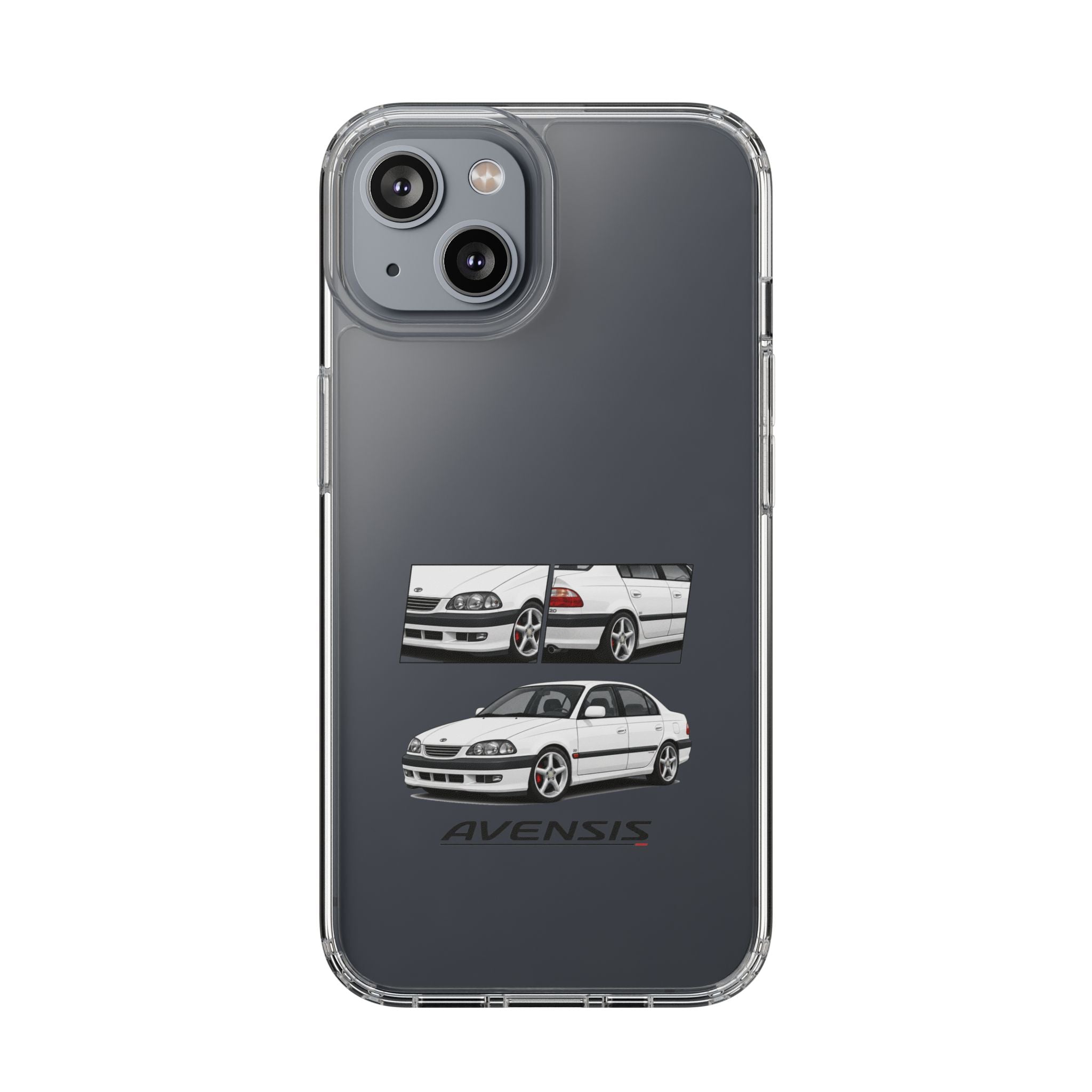 WHITE TOYOTA AVENSIS PHONE CASES