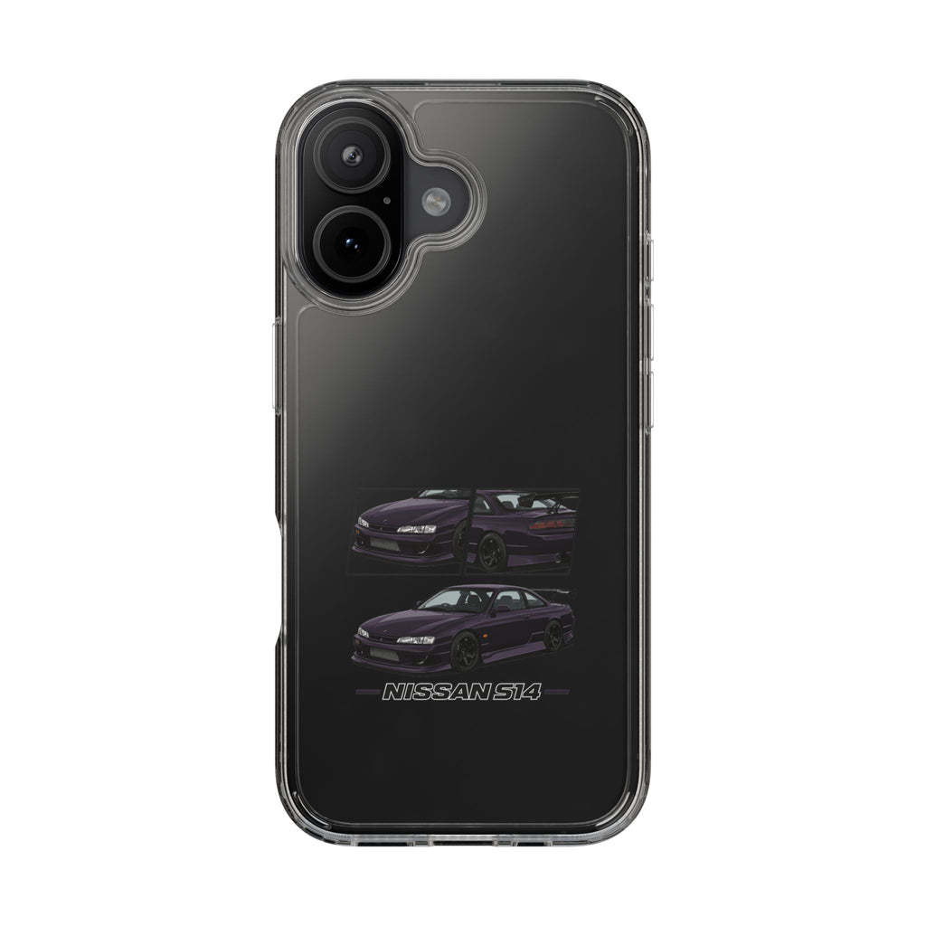 PURPLE NISSAN S14 PHONE CASES