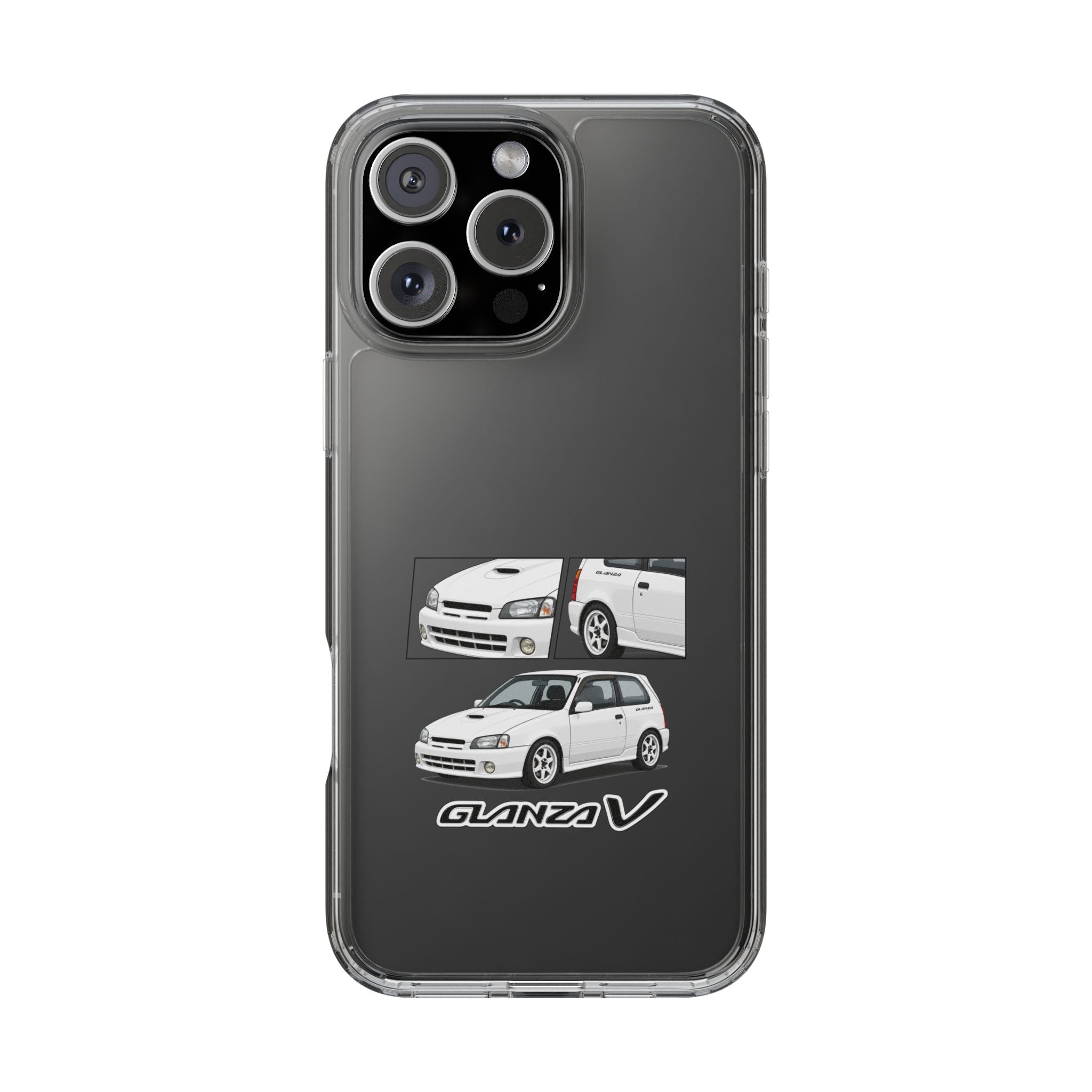 WHITE TOYOTA GLANZA PHONE CASES