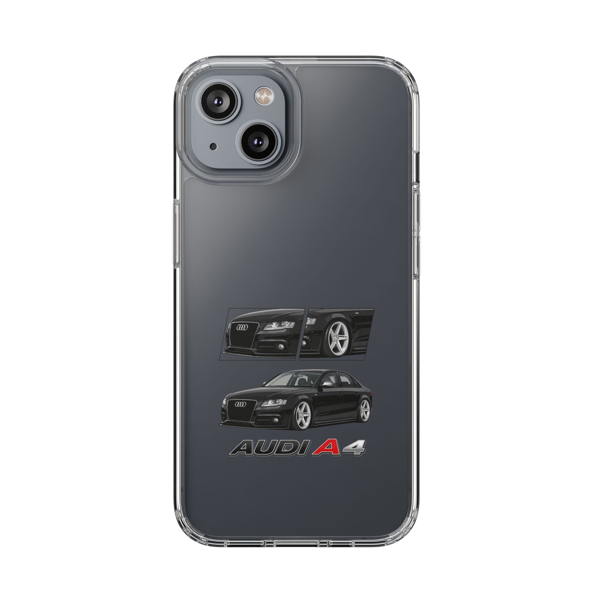 BLACK B8 AUDI A4 PHONE CASES