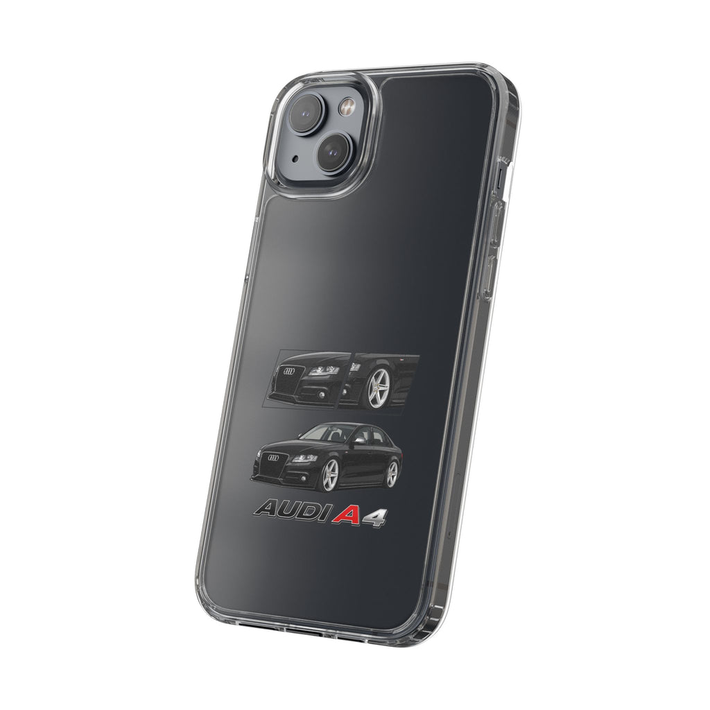 BLACK B8 AUDI A4 PHONE CASES
