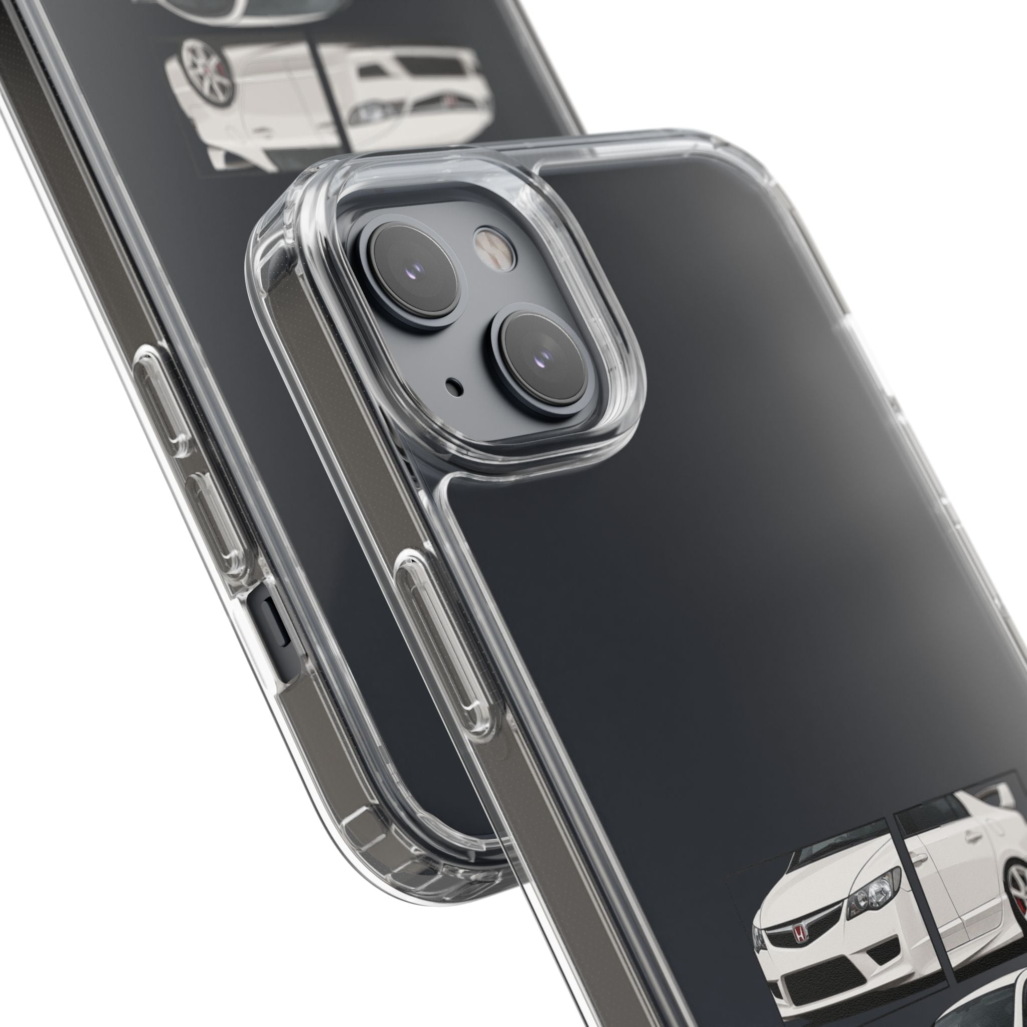 WHITE CIVIC FD PHONE CASES