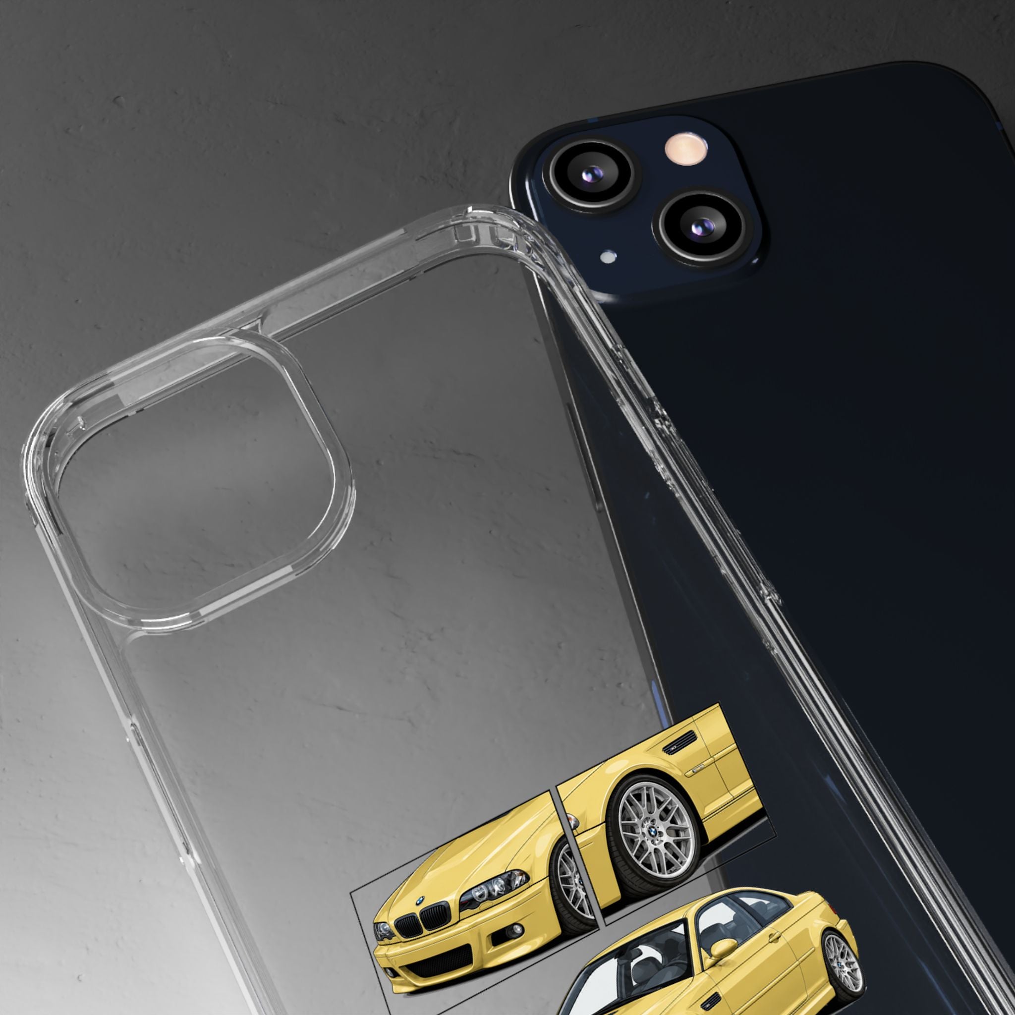 YELLOW BMW E46 PHONE CASES