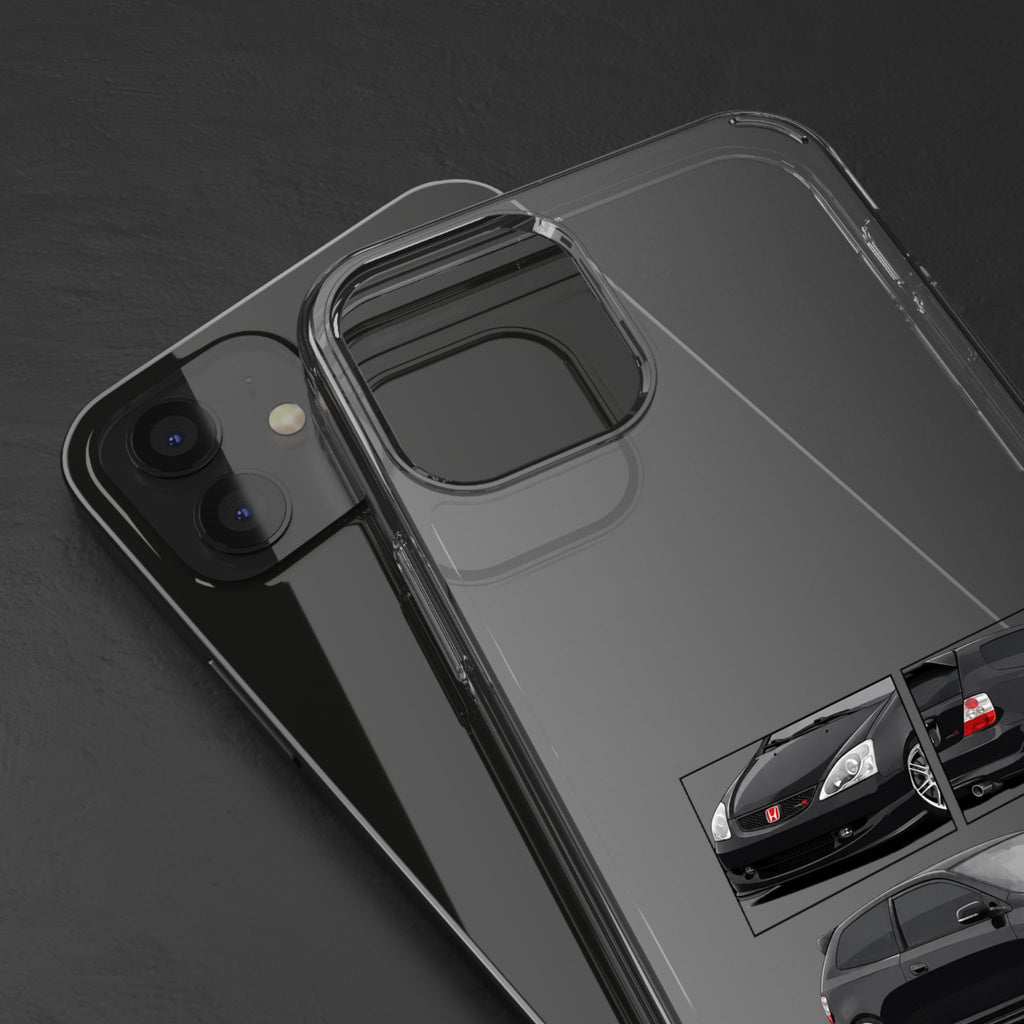 BLACK EP3 TYPE R PHONE CASES