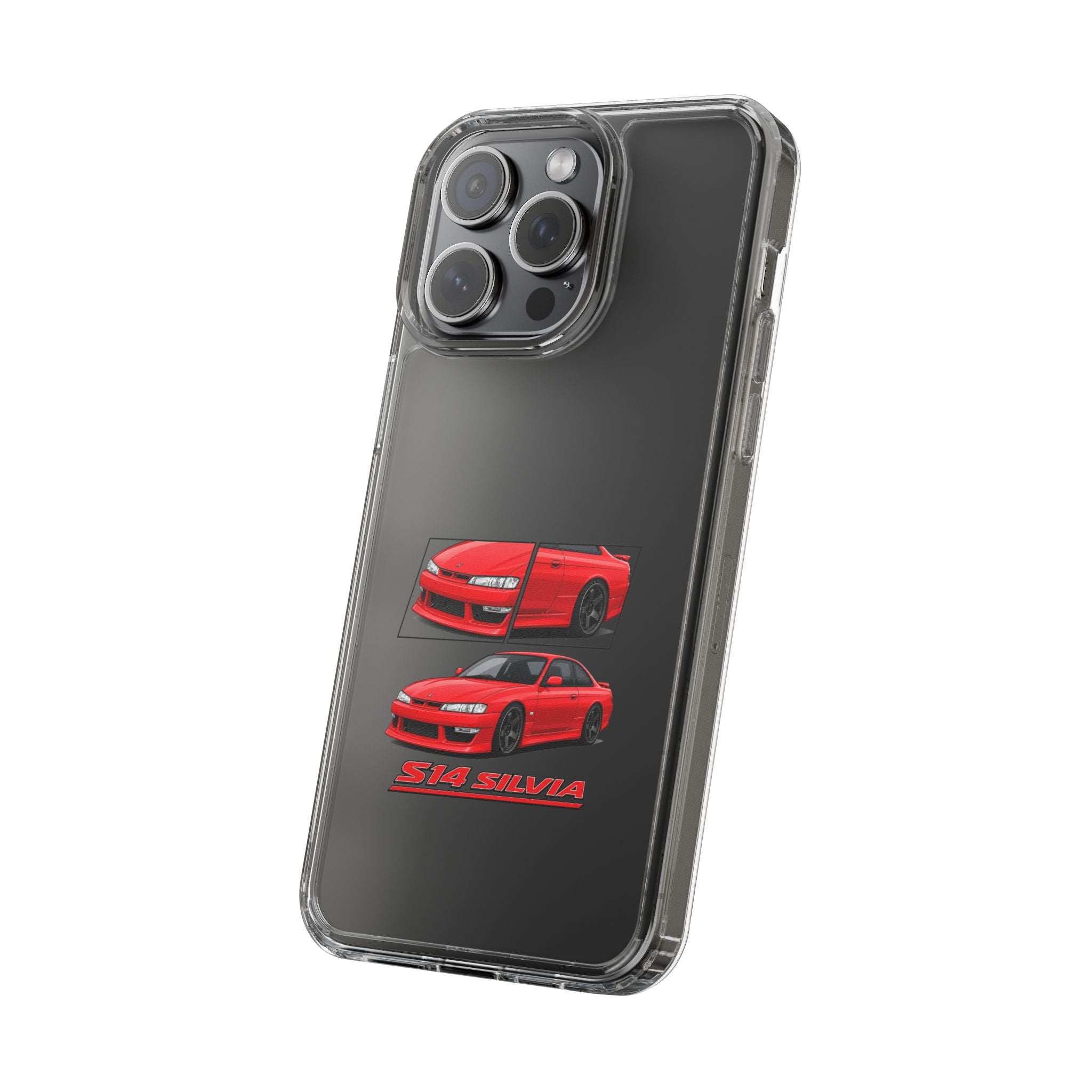 RED NISSAN S14 PHONE CASES