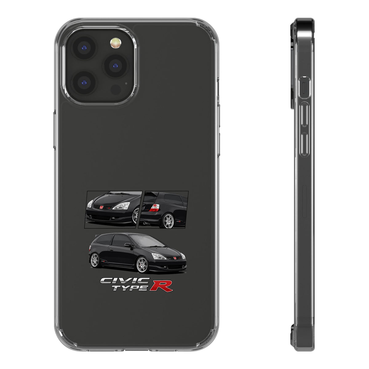 BLACK EP3 TYPE R PHONE CASES