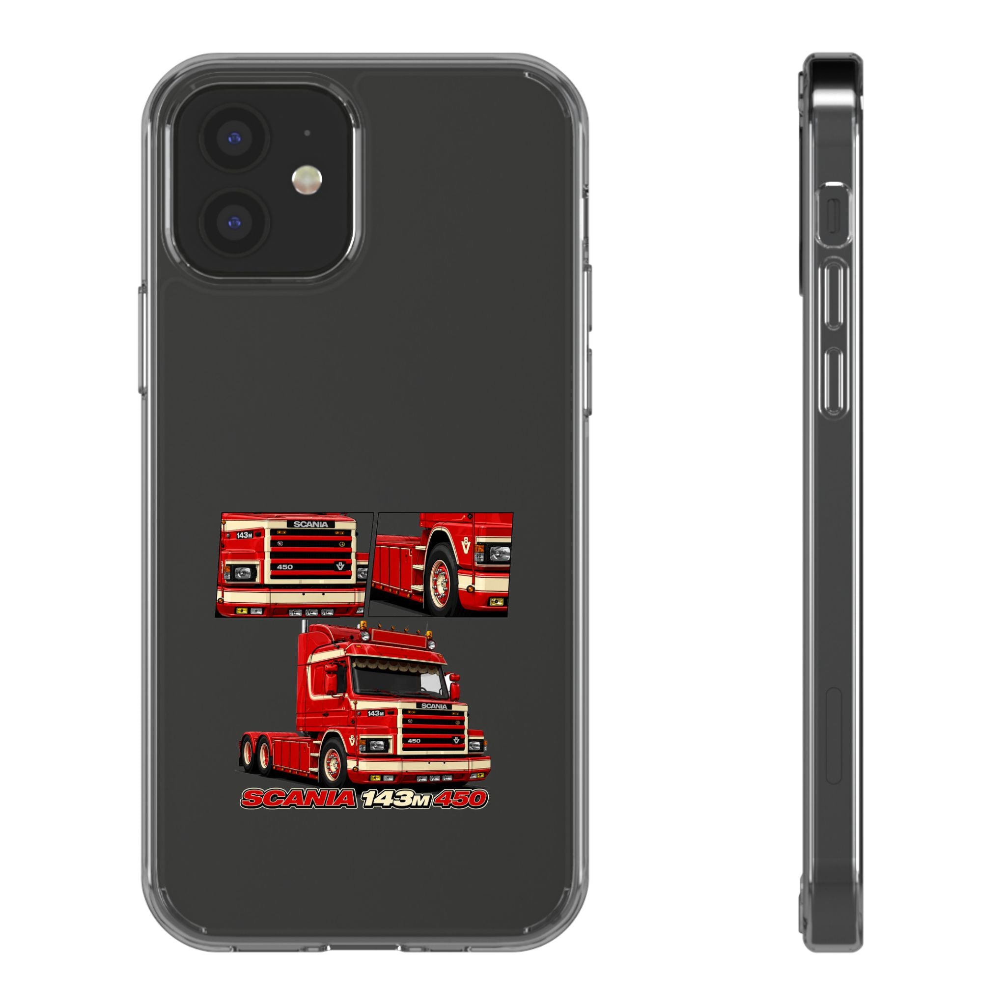 RED SCANIA 450 143M PHONE CASES