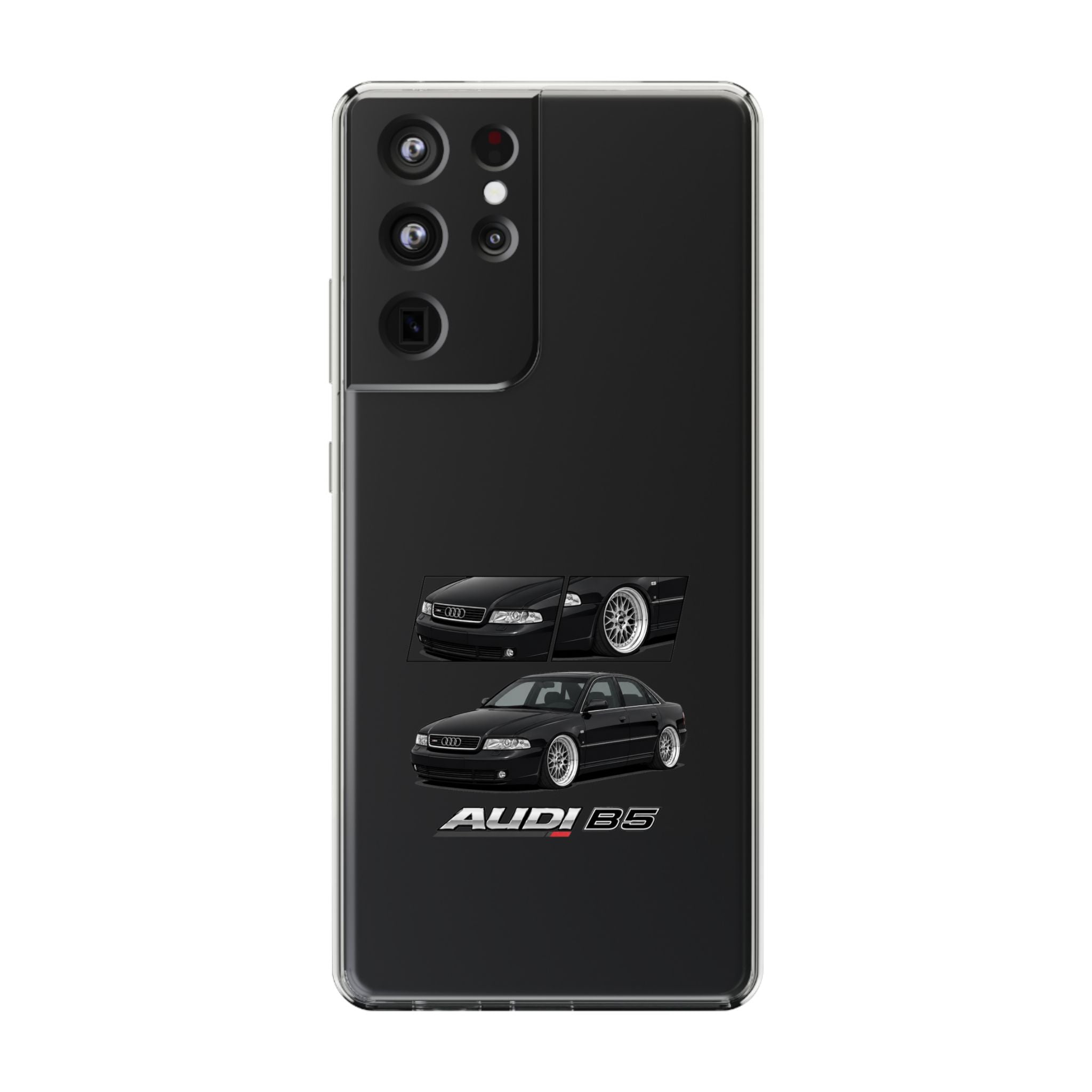 BLACK B5 AUDI A4 PHONE CASES