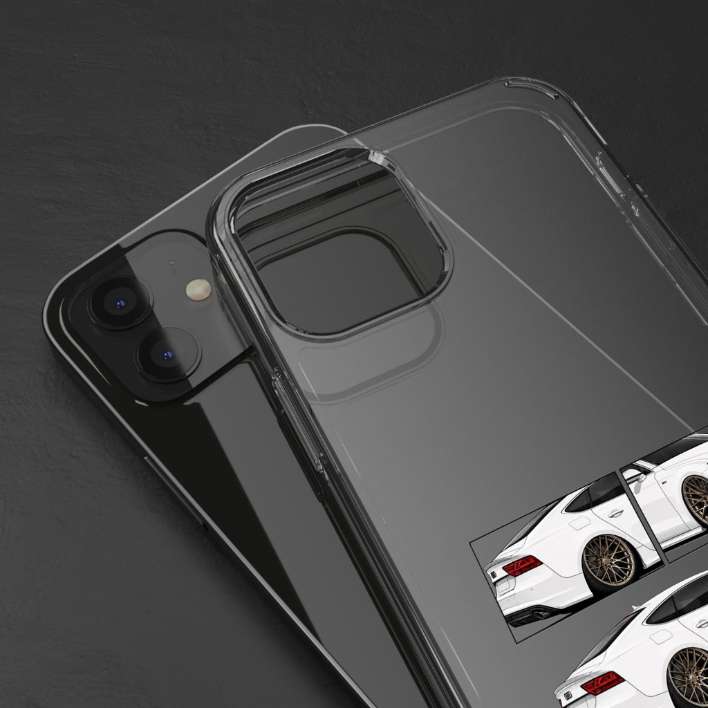 WHITE AUDI A7 PHONE CASES