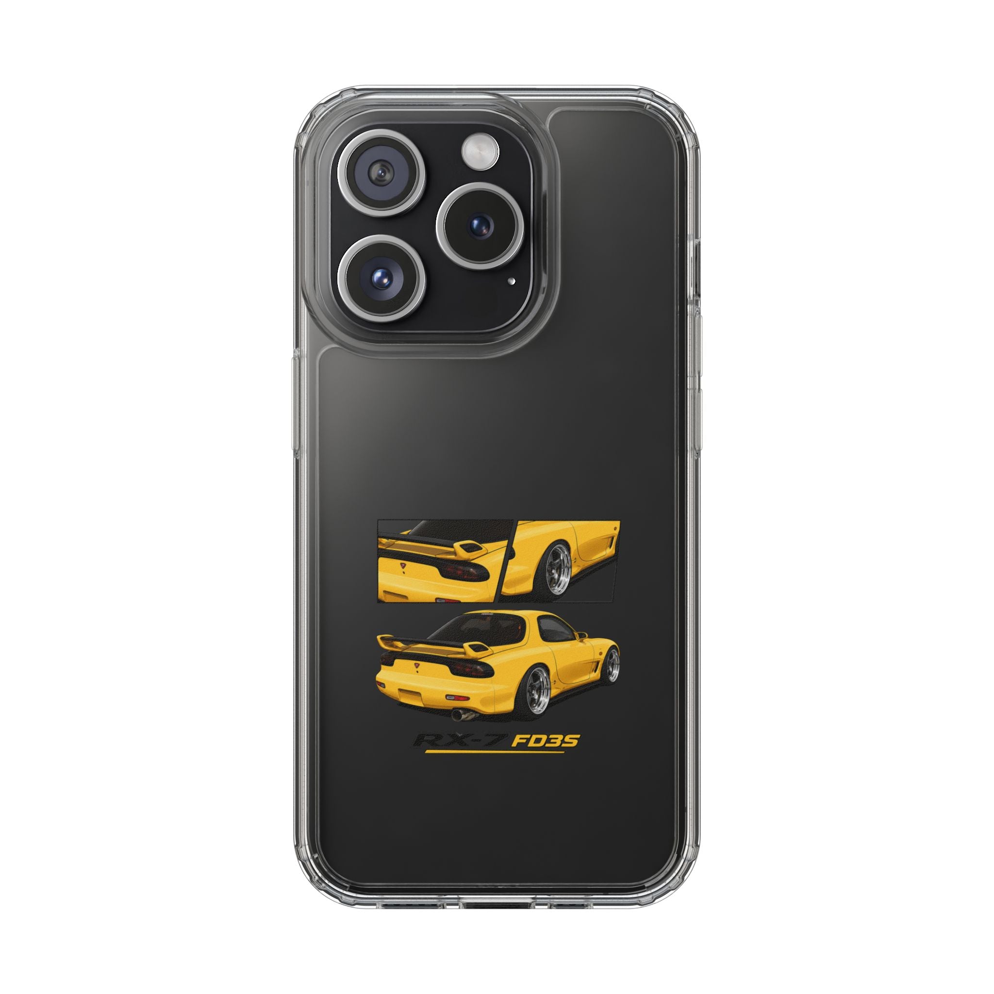 YELLOW MAZDA RX7 PHONE CASES