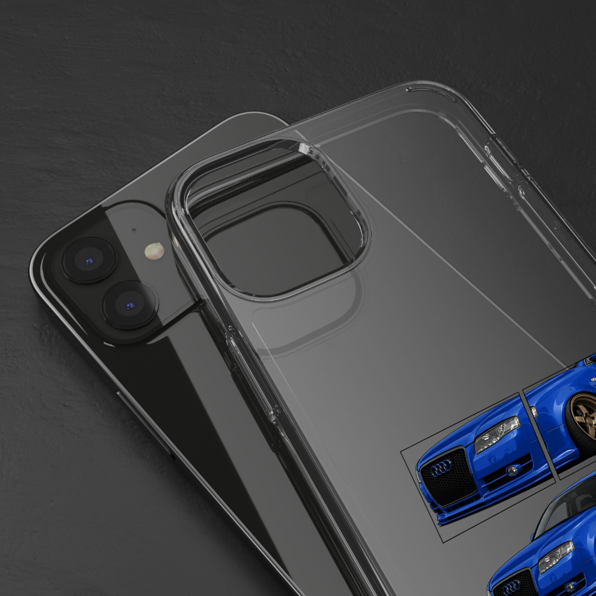 BLUE B7 AUDI A4 PHONE CASES