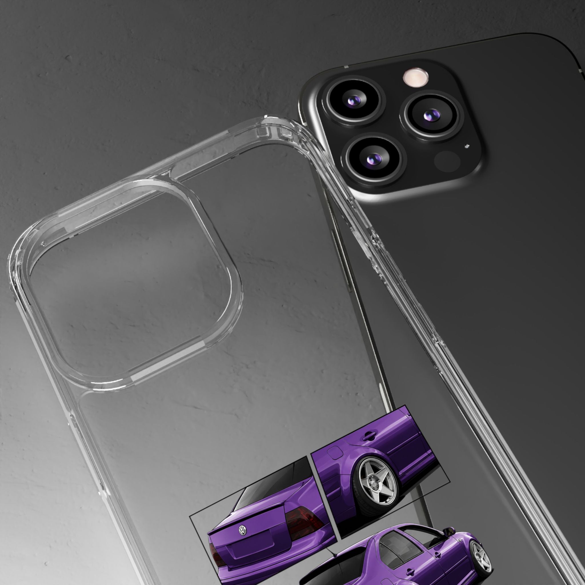 PURPLE VW BORA PHONE CASES