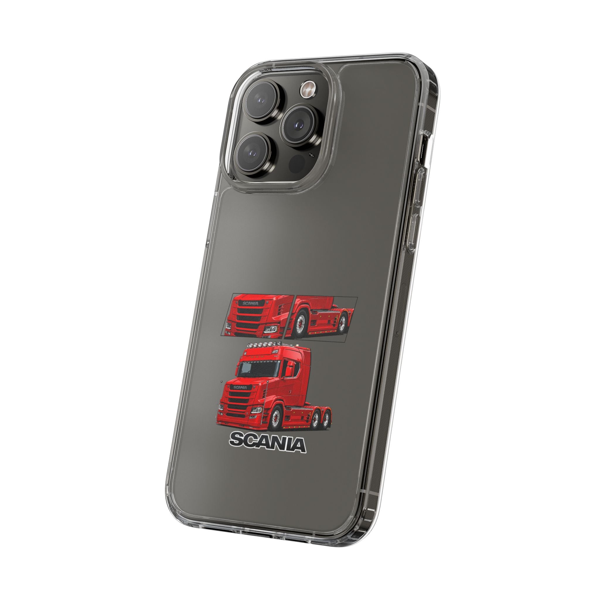 RED SCANIA T-CAB PHONE CASES