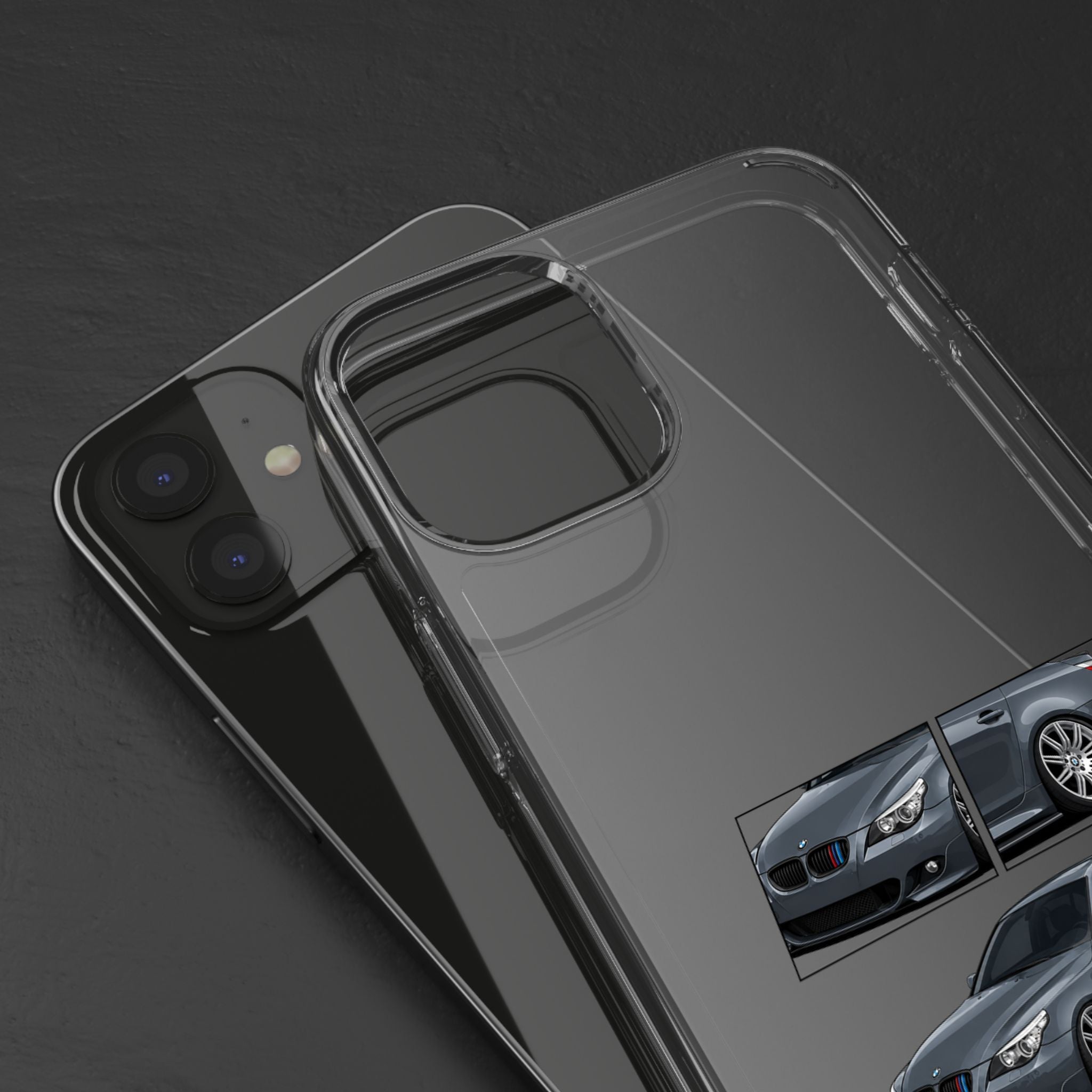 GREY BMW E60 PHONE CASES