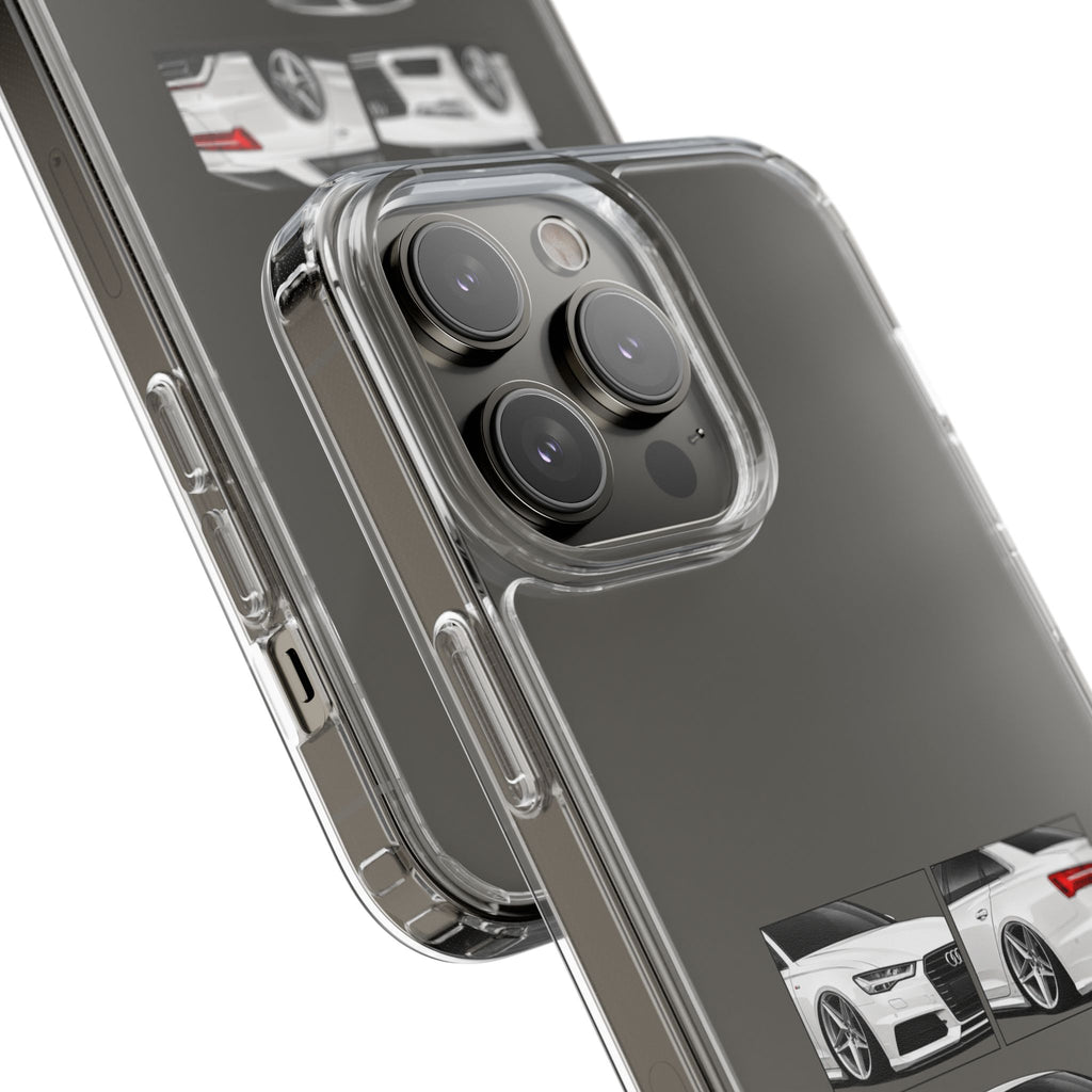 WHITE AUDI A6 PHONE CASES