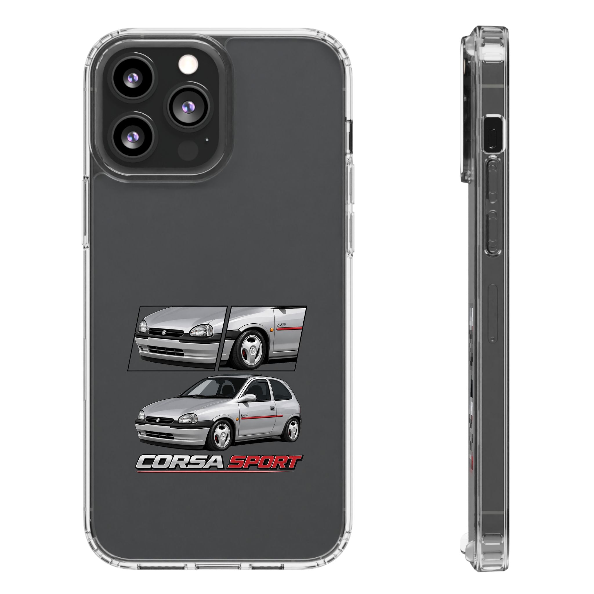 SILVER CORSA B PHONE CASES