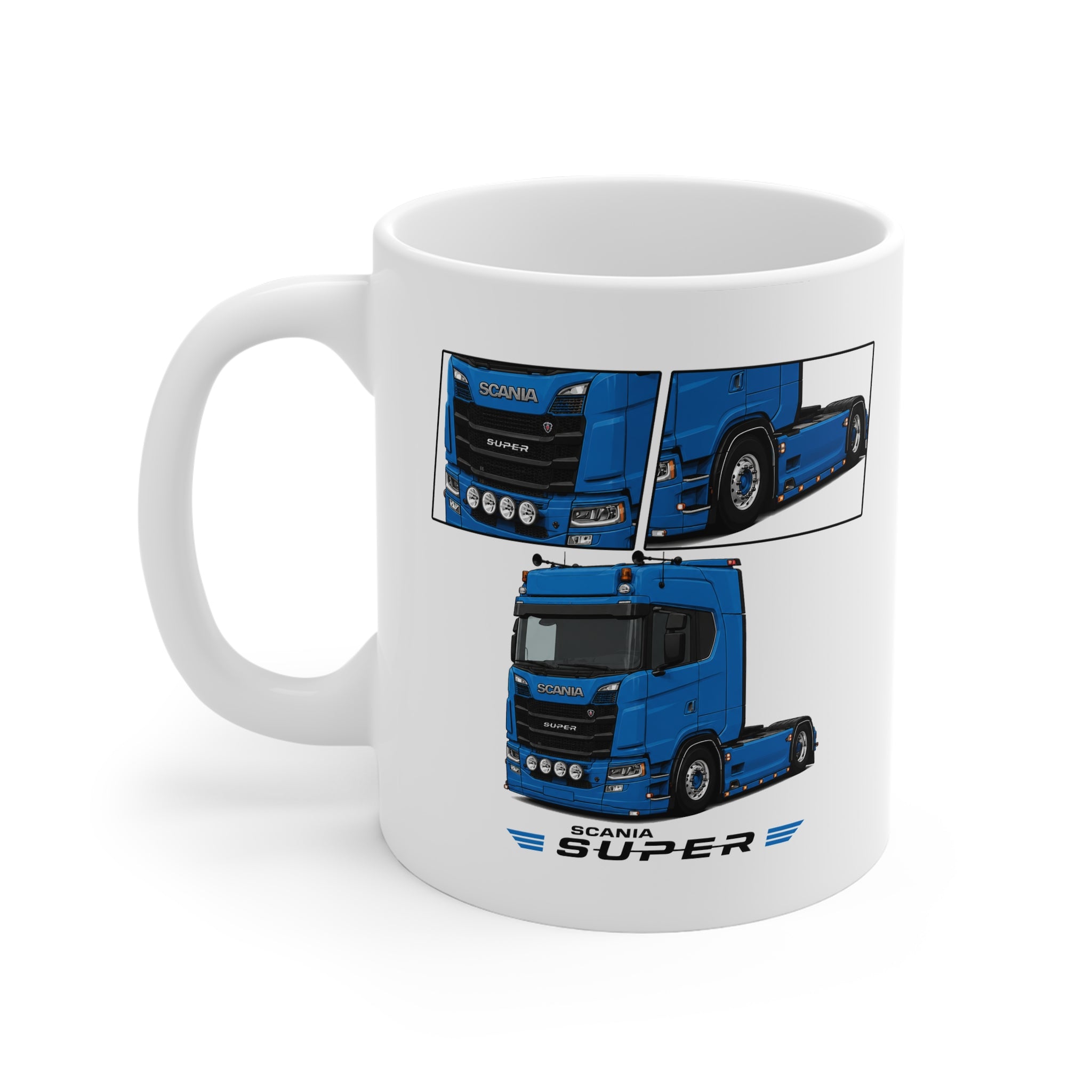 BLUE SCANIA SUPER MUG