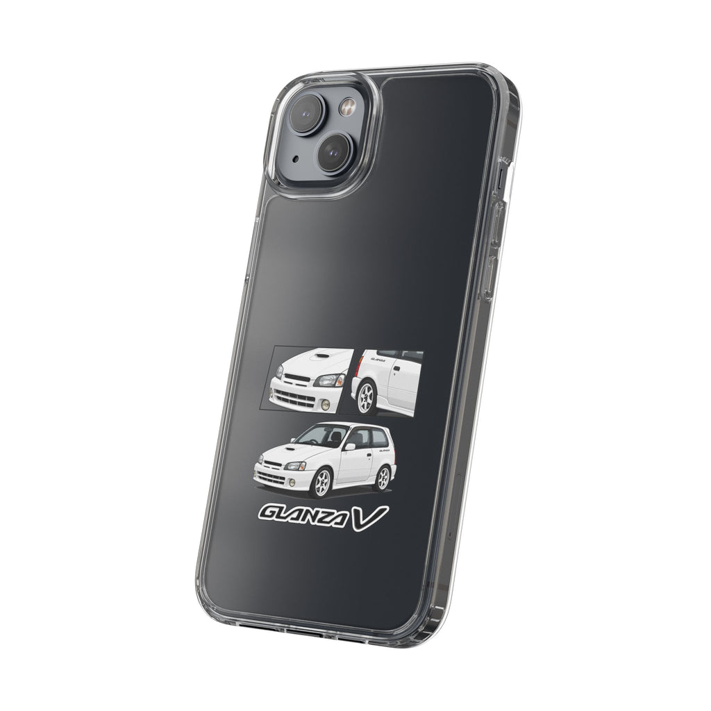 WHITE TOYOTA GLANZA PHONE CASES