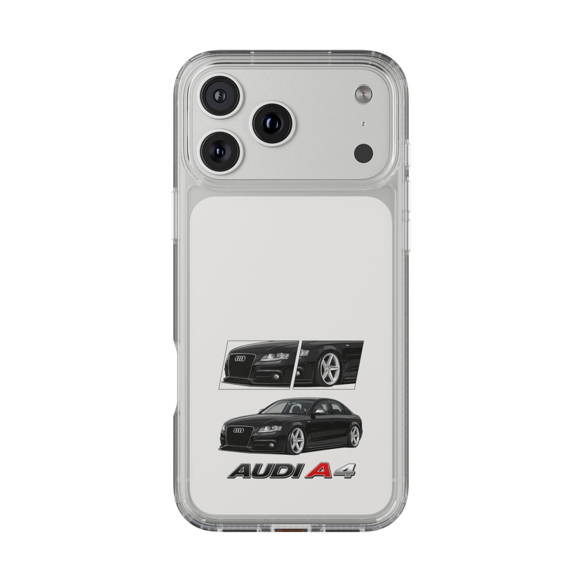 BLACK B8 AUDI A4 PHONE CASES