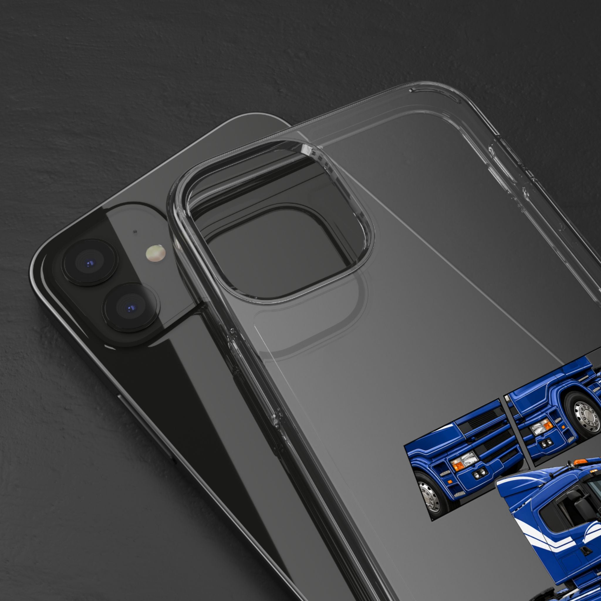 BLUE SCANIA 124 PHONE CASES